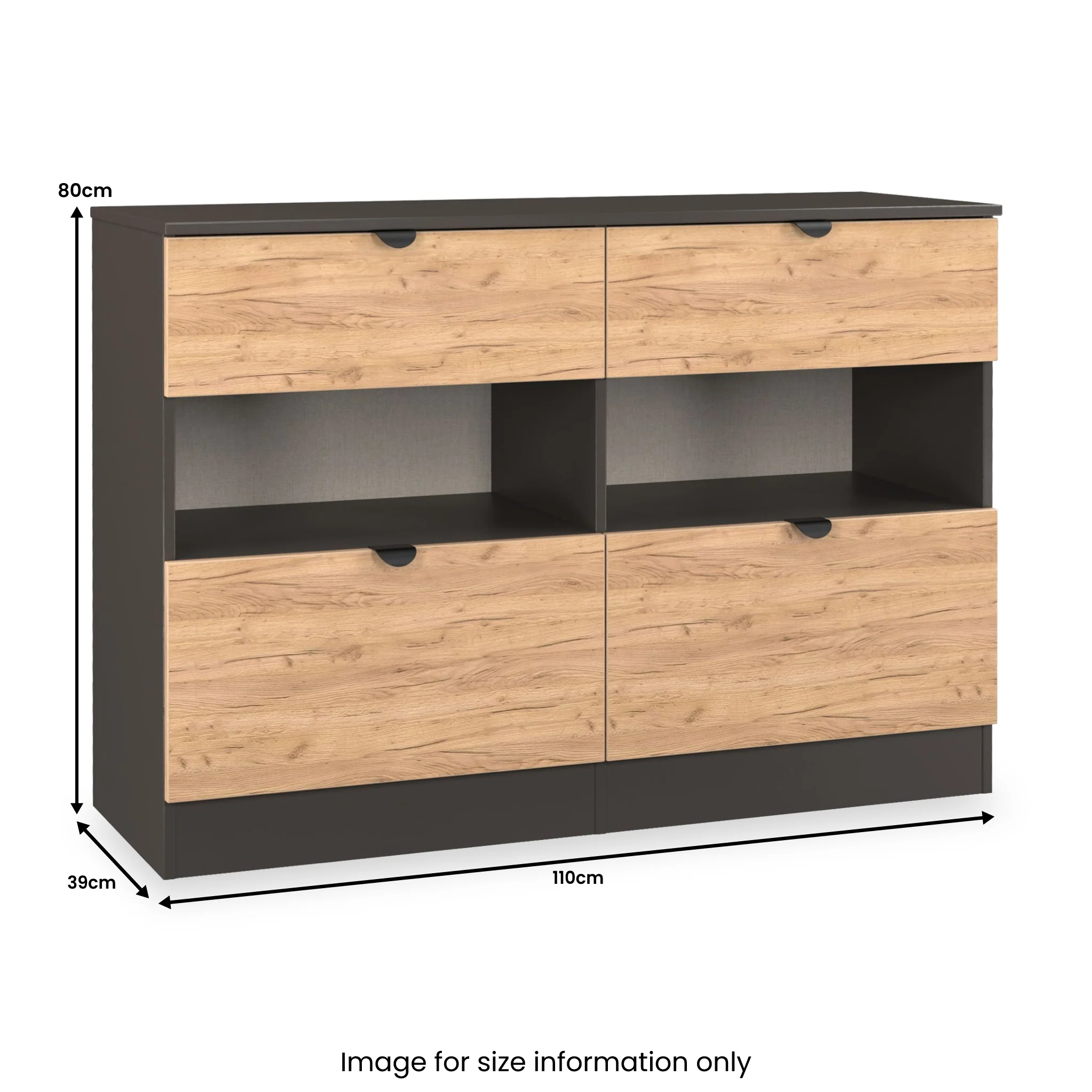 Huxley 4 Drawer Midi Chest of Drawers - Image 19