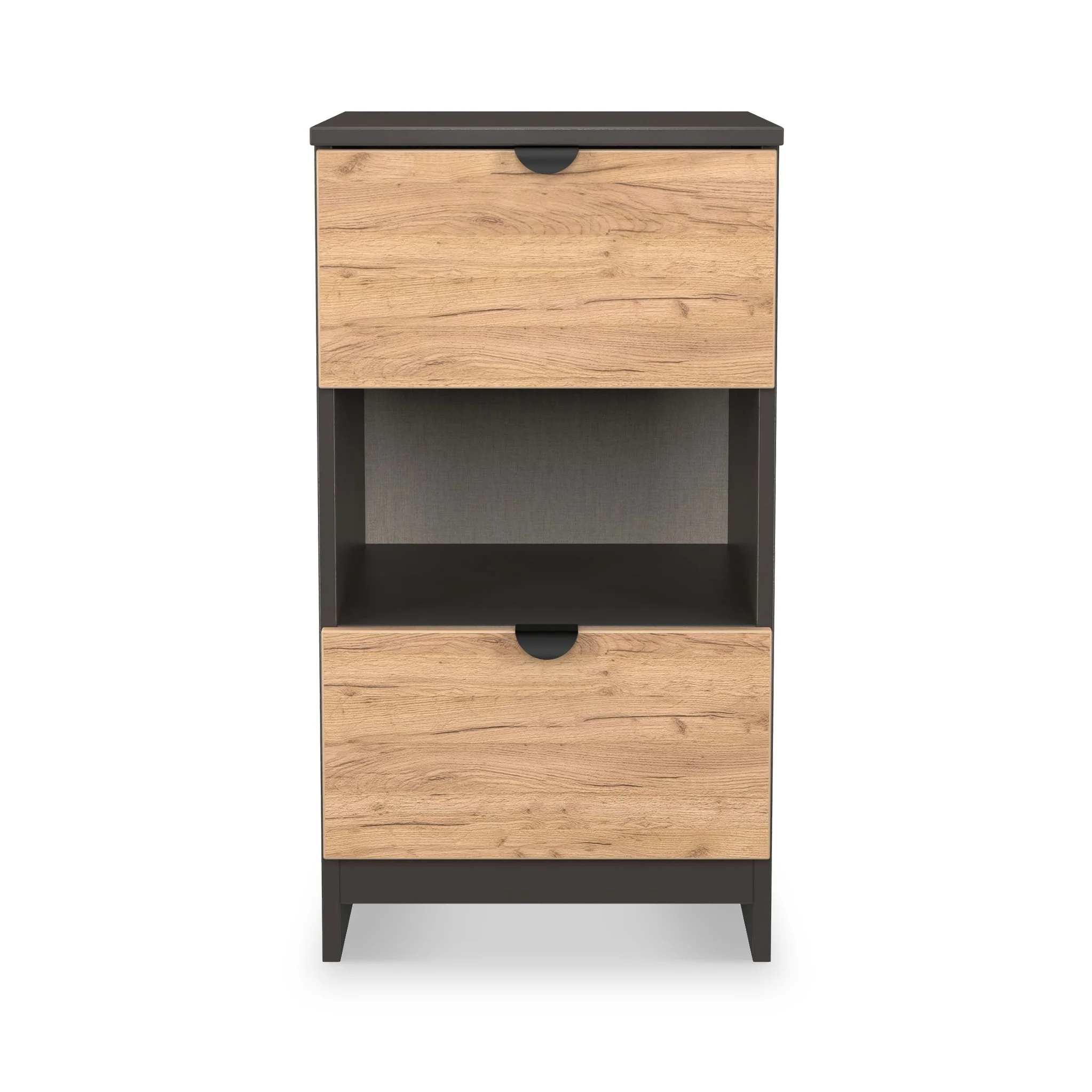 Huxley 2 Drawer Bedside Table - Image 9