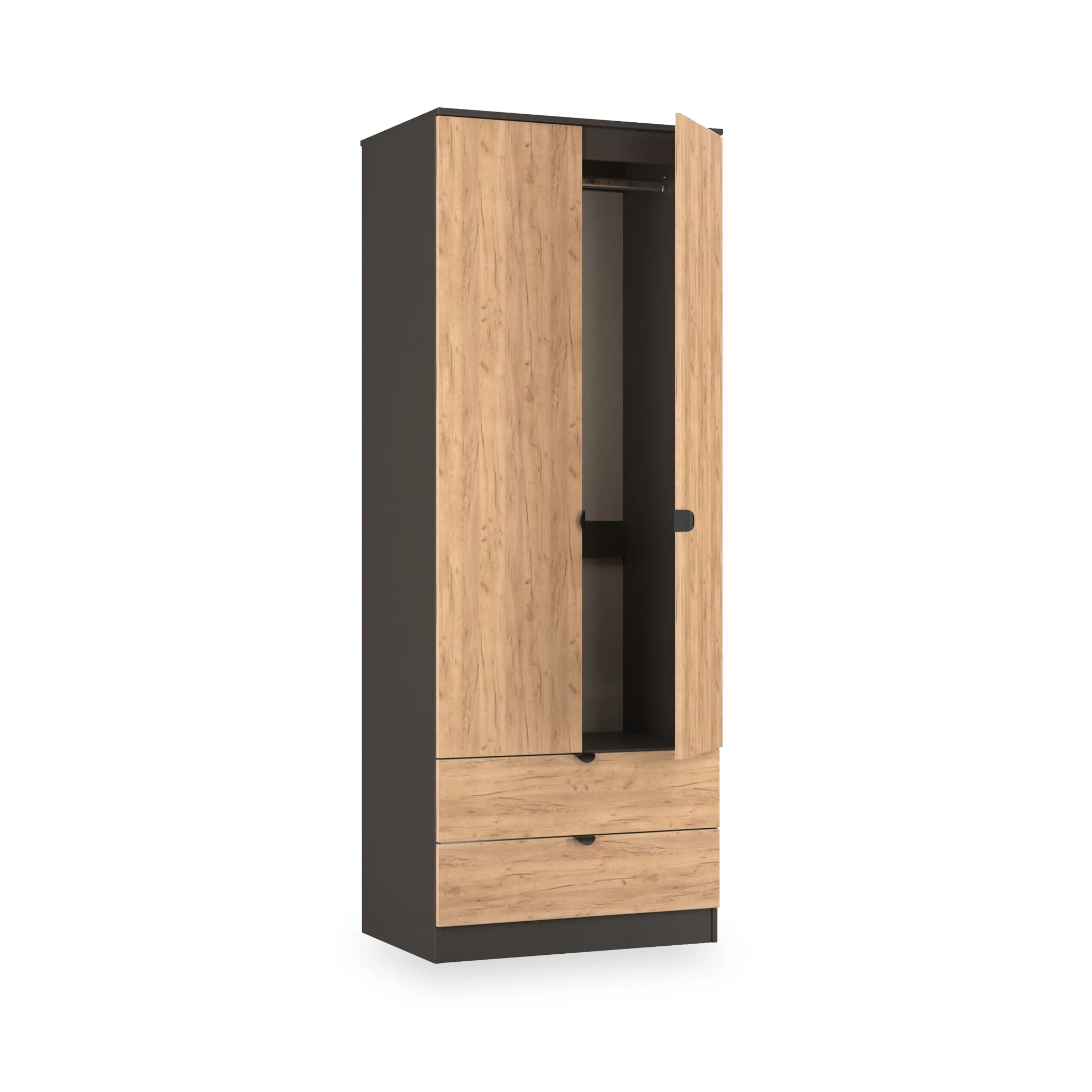 Huxley Double Wardrobe & 2 Drawers - Image 11