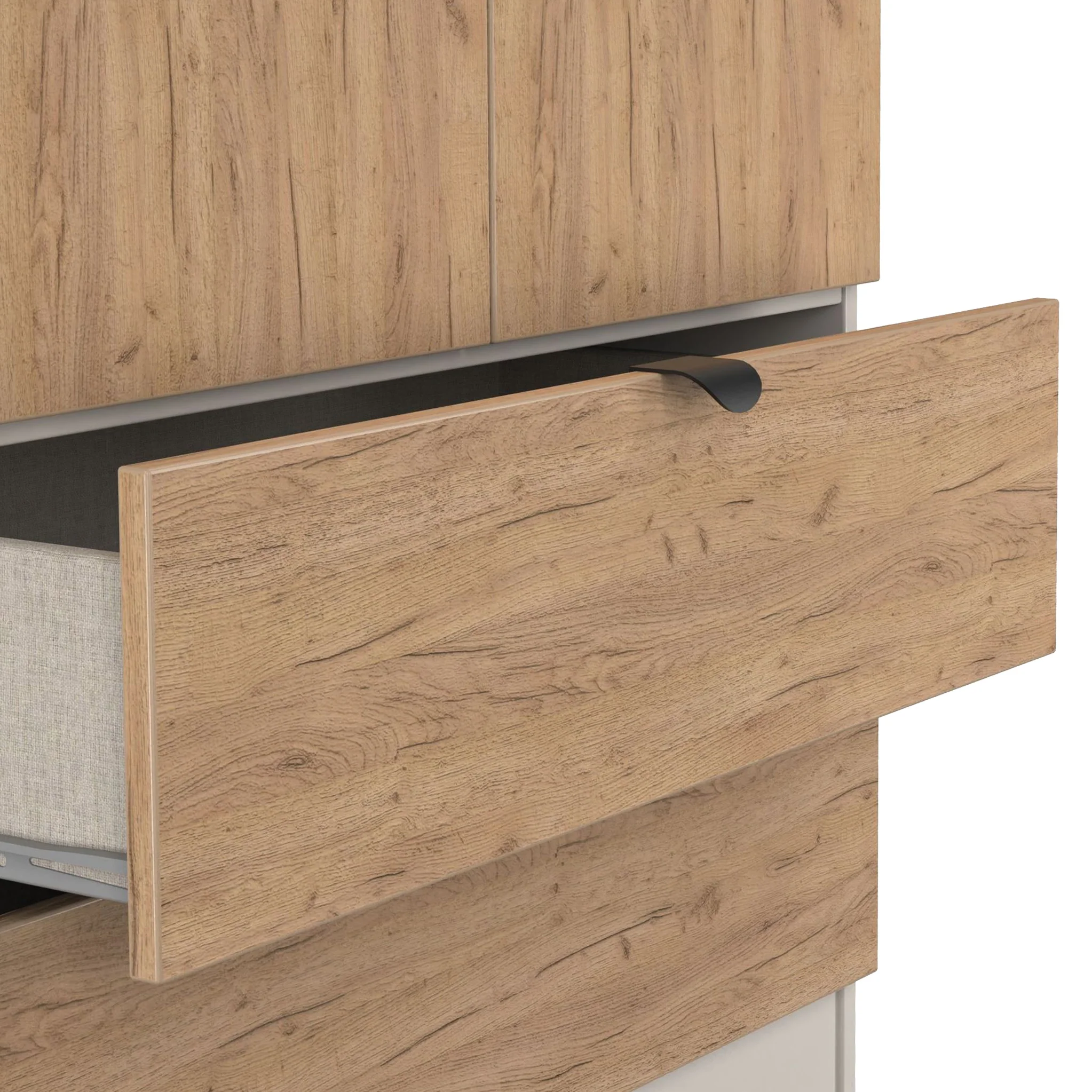 Huxley Double Wardrobe & 2 Drawers - Image 13