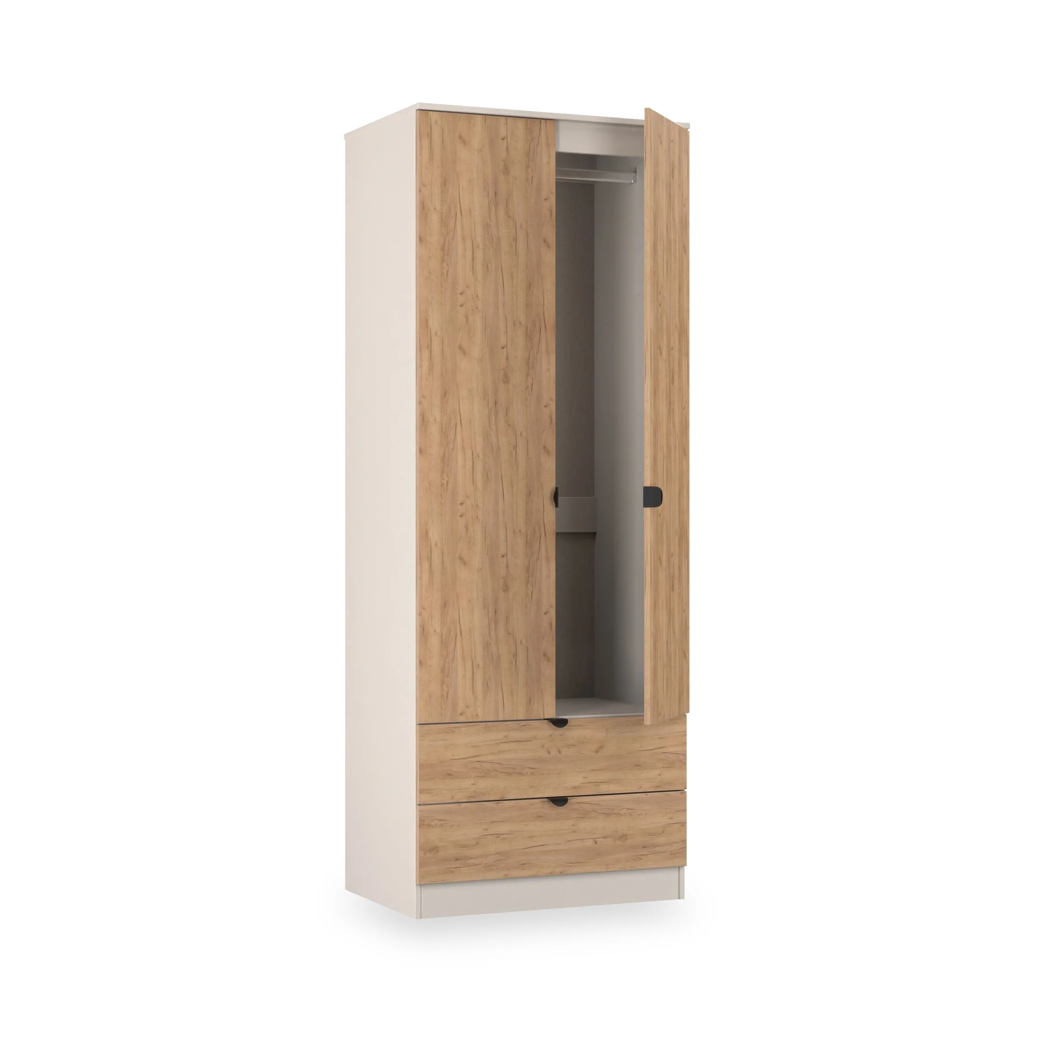 Huxley Double Wardrobe & 2 Drawers - Image 4