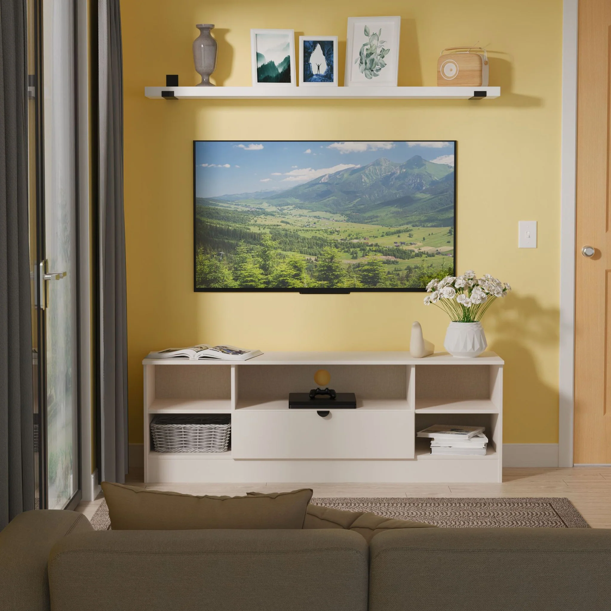 Huxley Wide 1 Drawer TV & Media Unit - Image 14