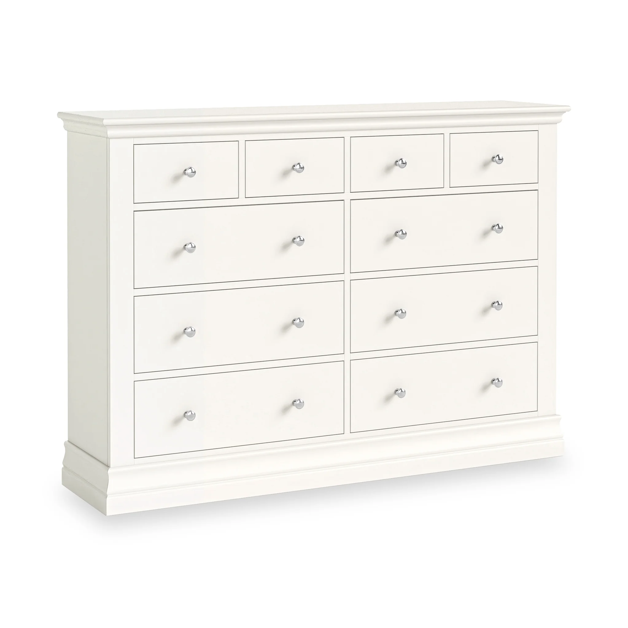 Ingleby 4 over 6 Drawer Chest - Image 2