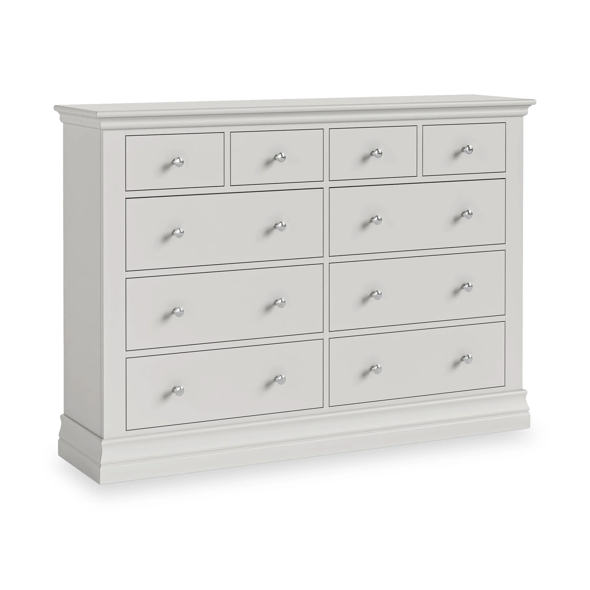 Ingleby 4 over 6 Drawer Chest - Image 4