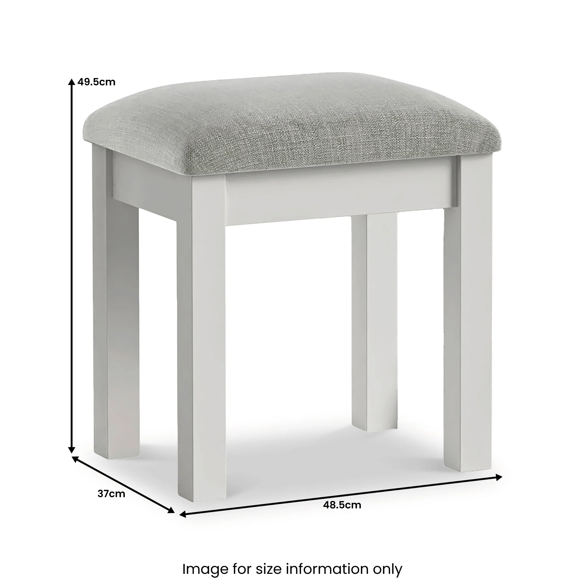 Ingleby Dressing Table Stool - Image 3