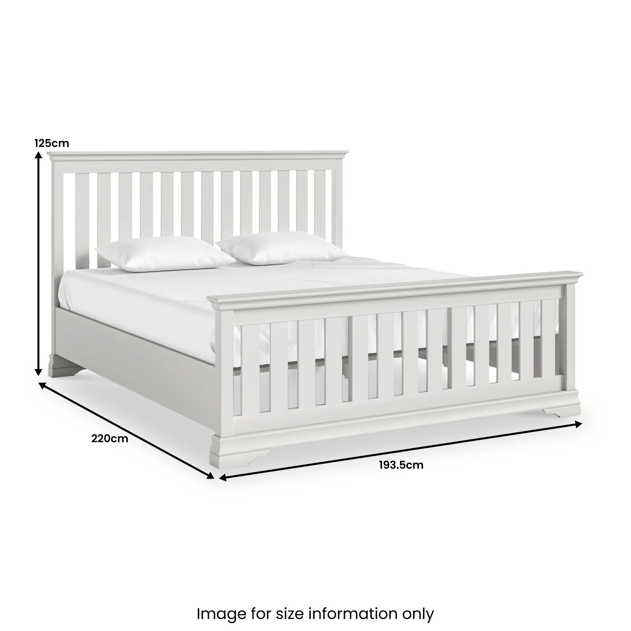 Ingleby Slatted Bed Frame - Image 9