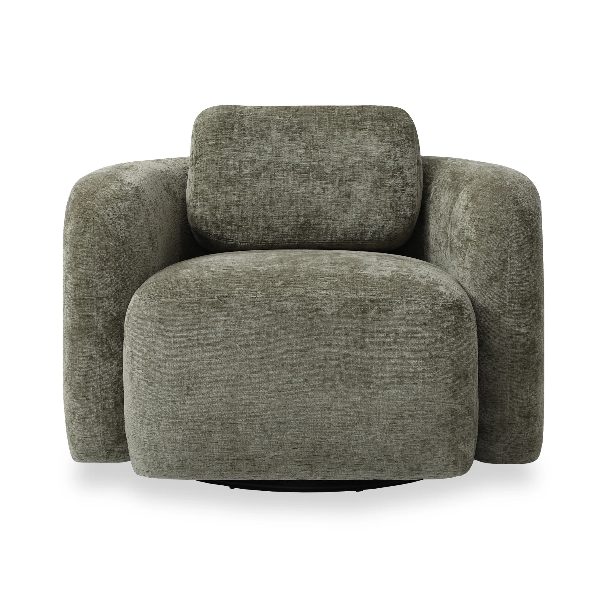 Irving Chenille Swivel Chair - Image 10