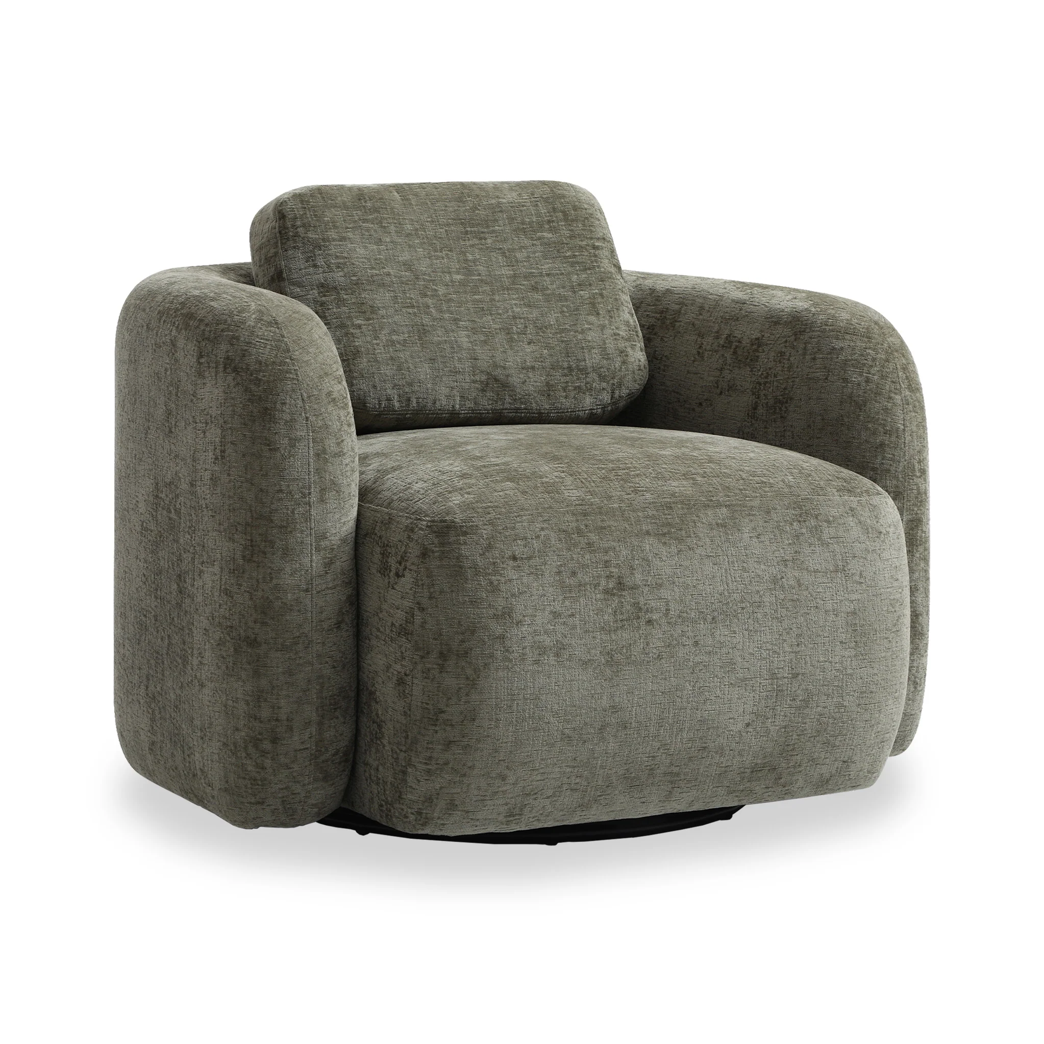 Irving Chenille Swivel Chair - Image 13