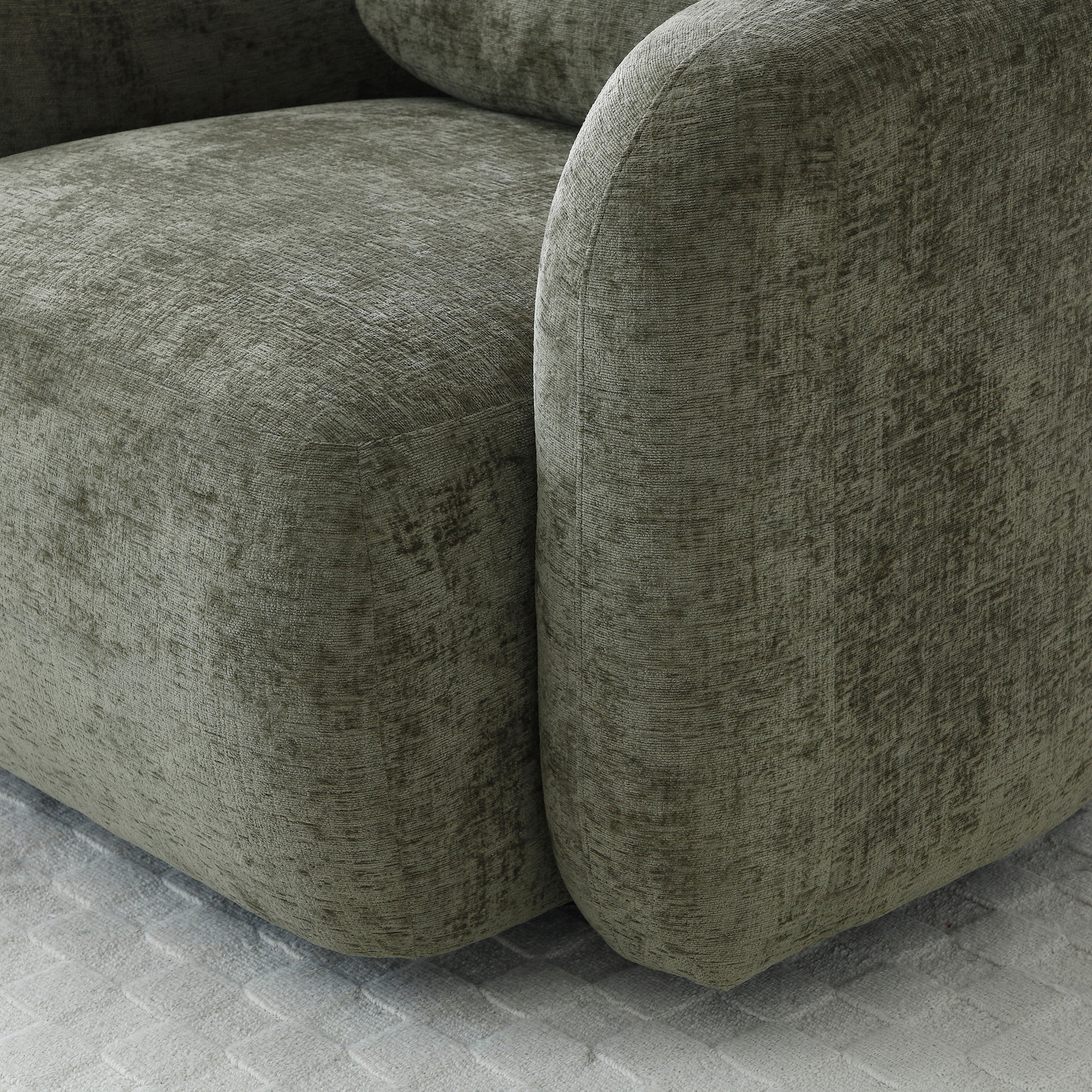 Irving Chenille Swivel Chair - Image 18