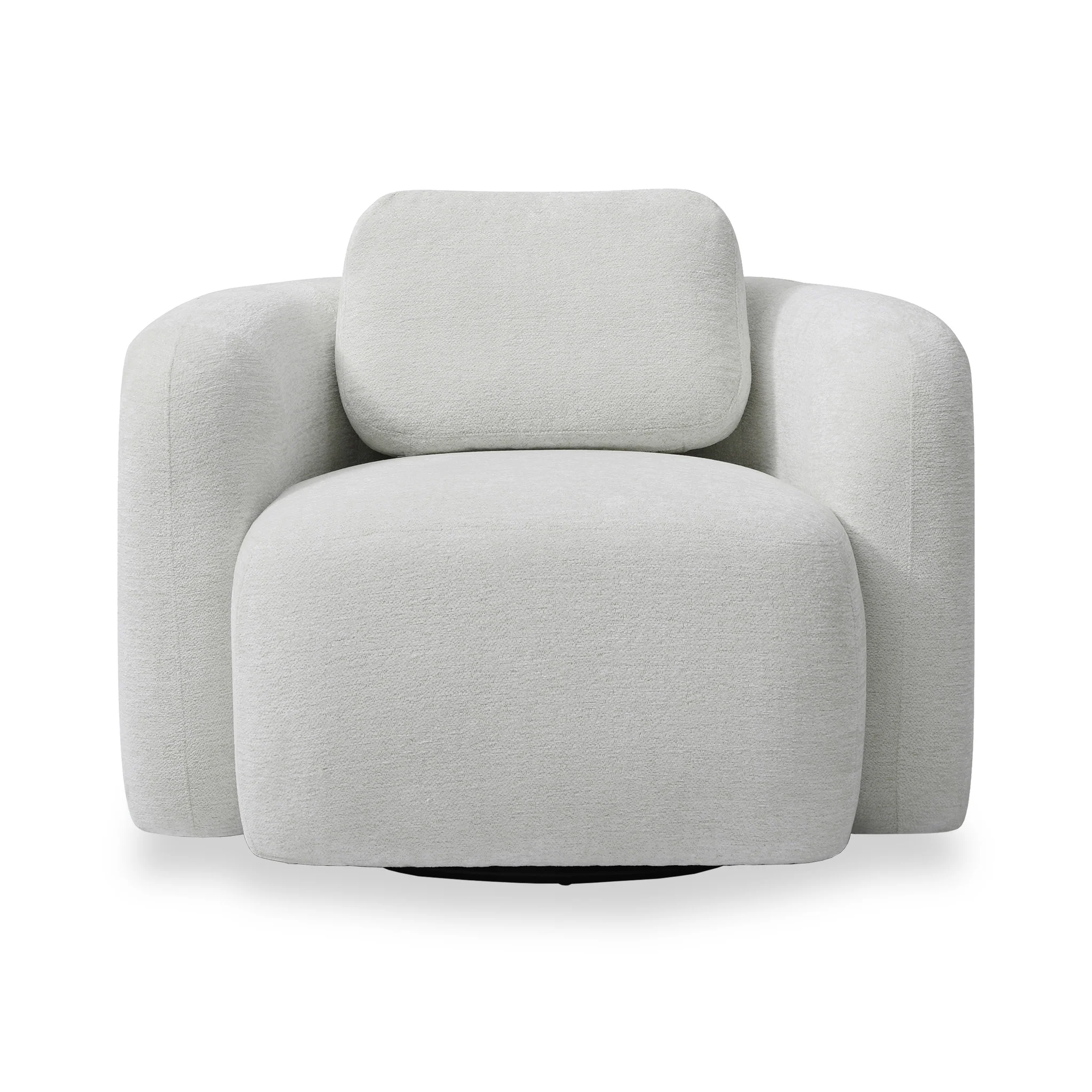 Irving Chenille Swivel Chair - Image 9
