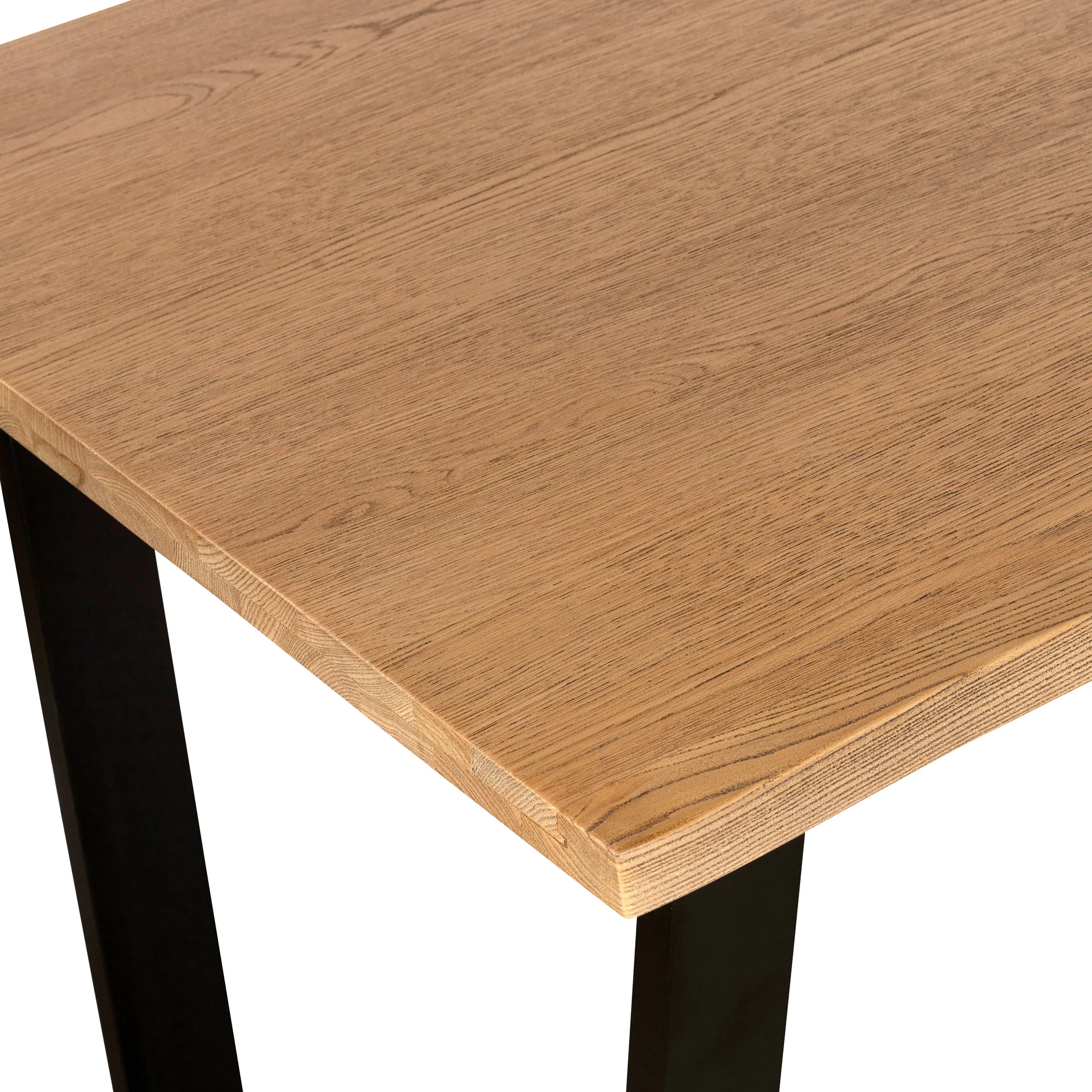 Isaac Oak 140cm Dining Table - Image 7
