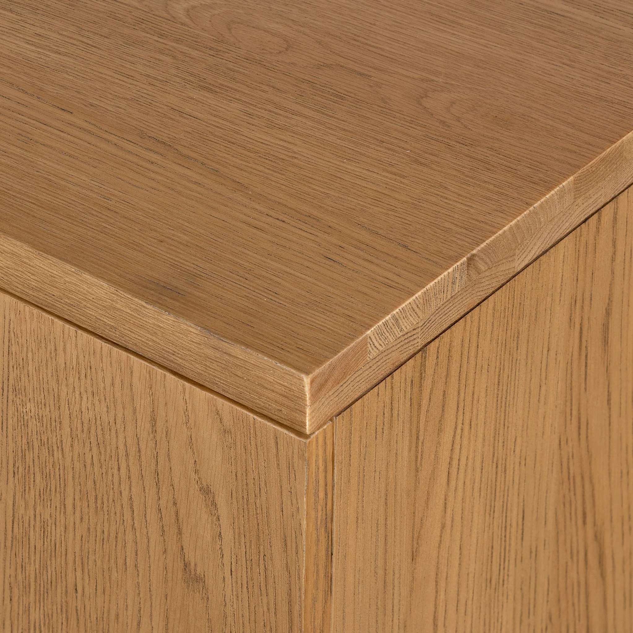 Isaac Oak 90cm Corner TV Stand - Image 6