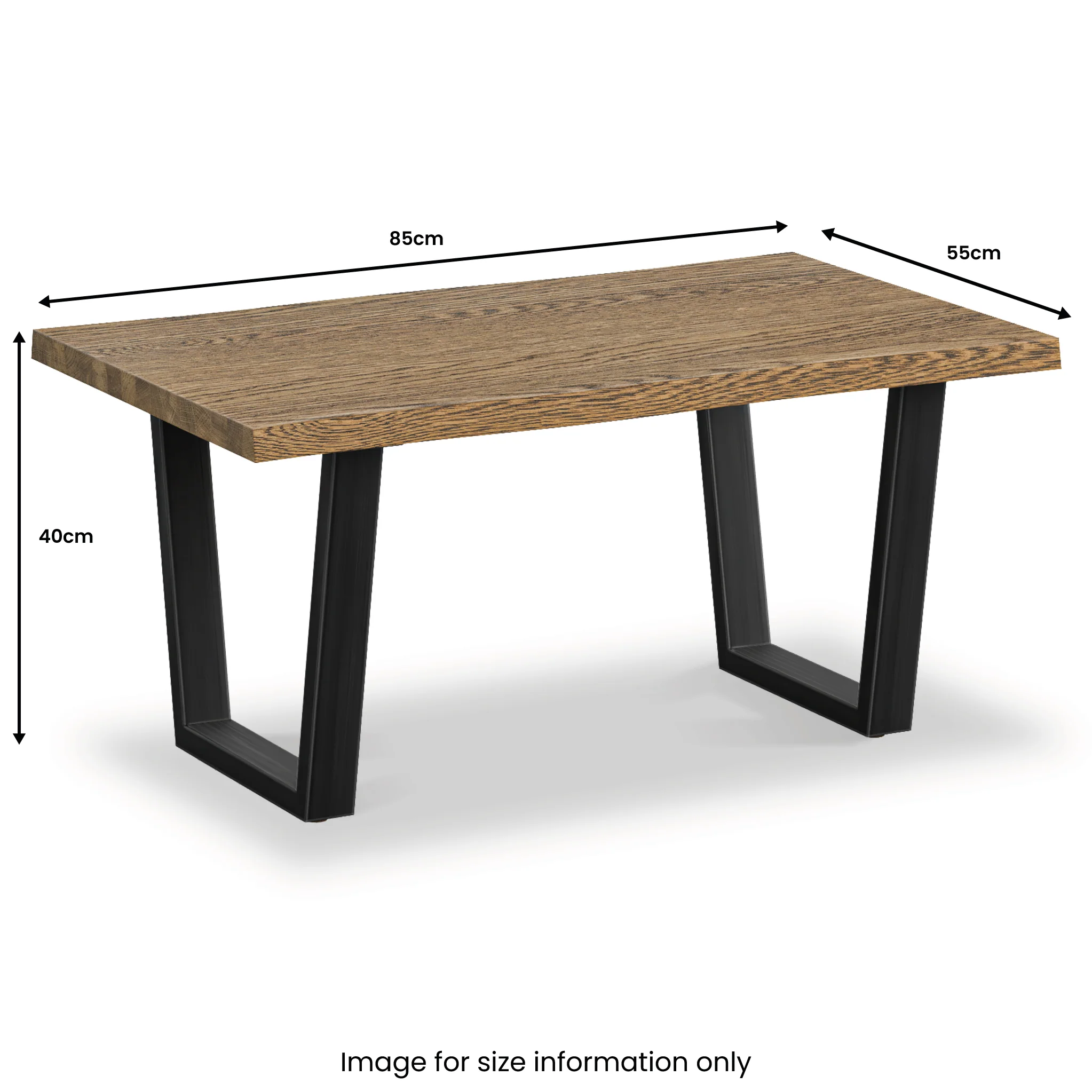 Isaac Oak Coffee Table - Image 9