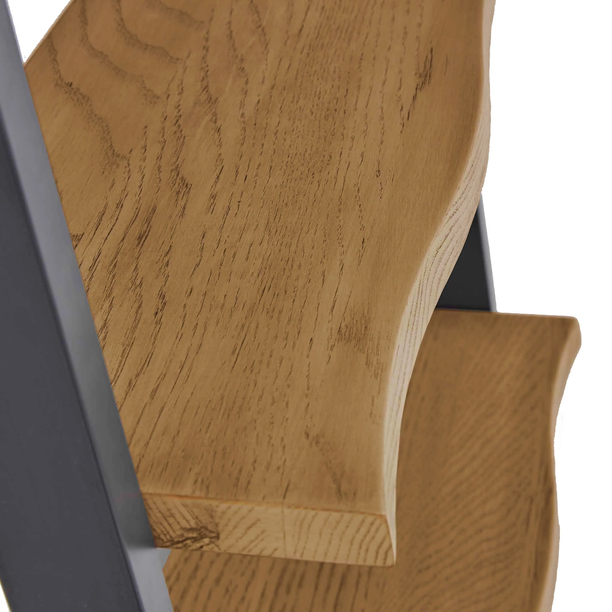 Isaac Oak Ladder Bookcase - Image 7