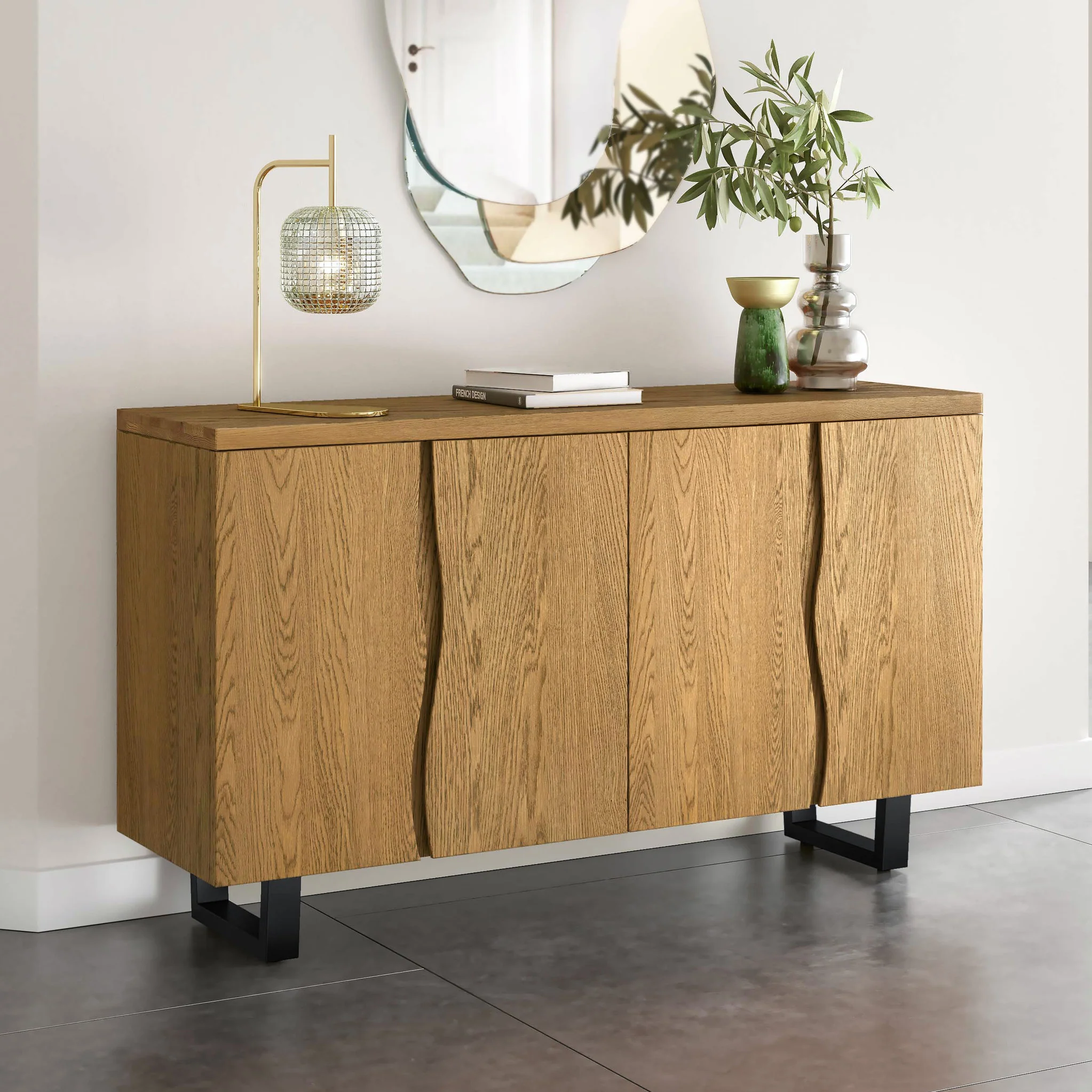 Isaac Oak Large Sideboard - Image 2