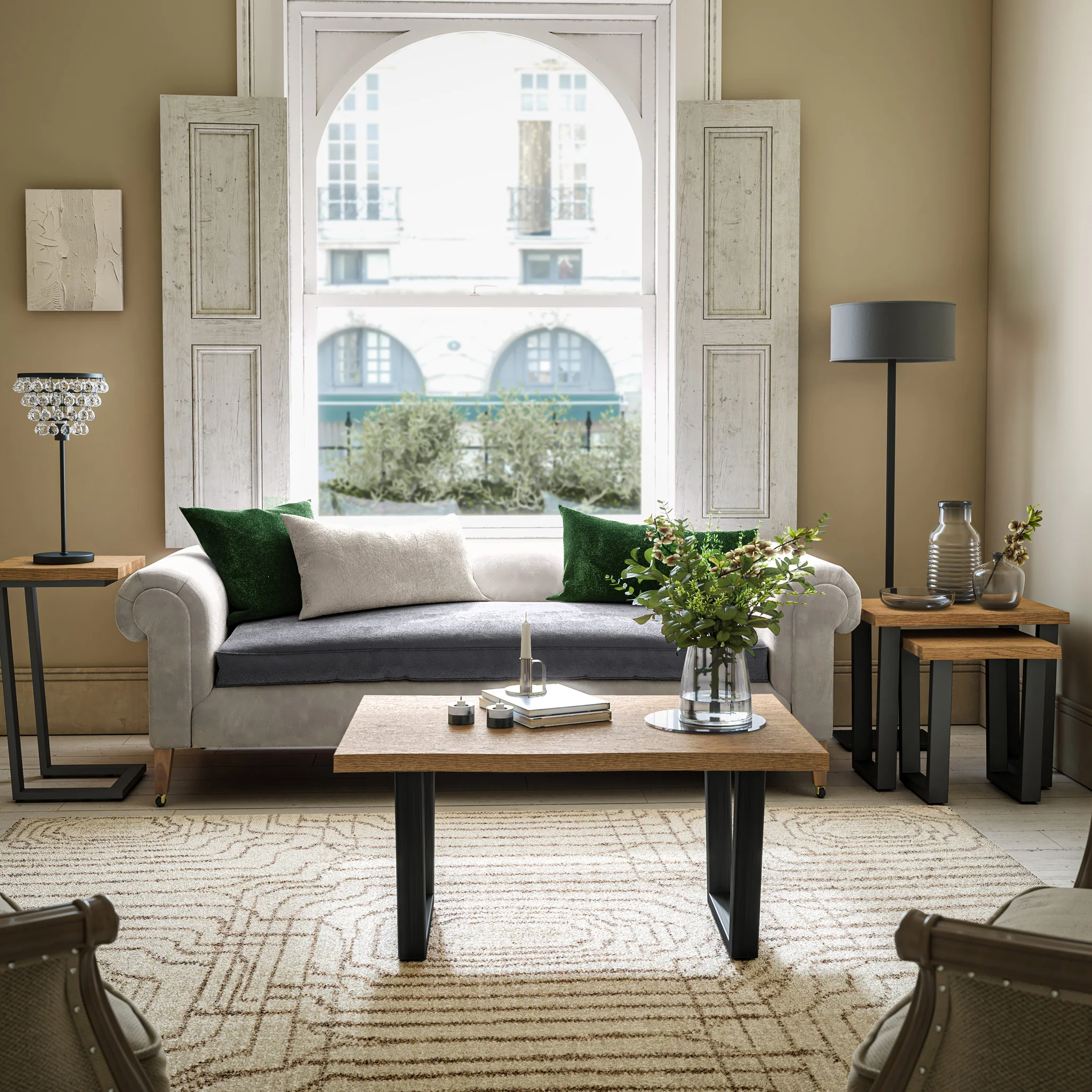 Isaac Oak Side Table - Image 3
