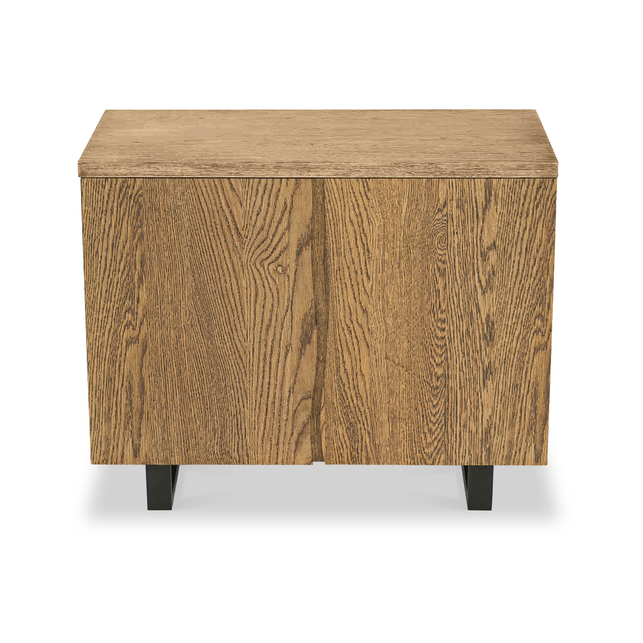 Isaac Oak Small Sideboard - Image 4