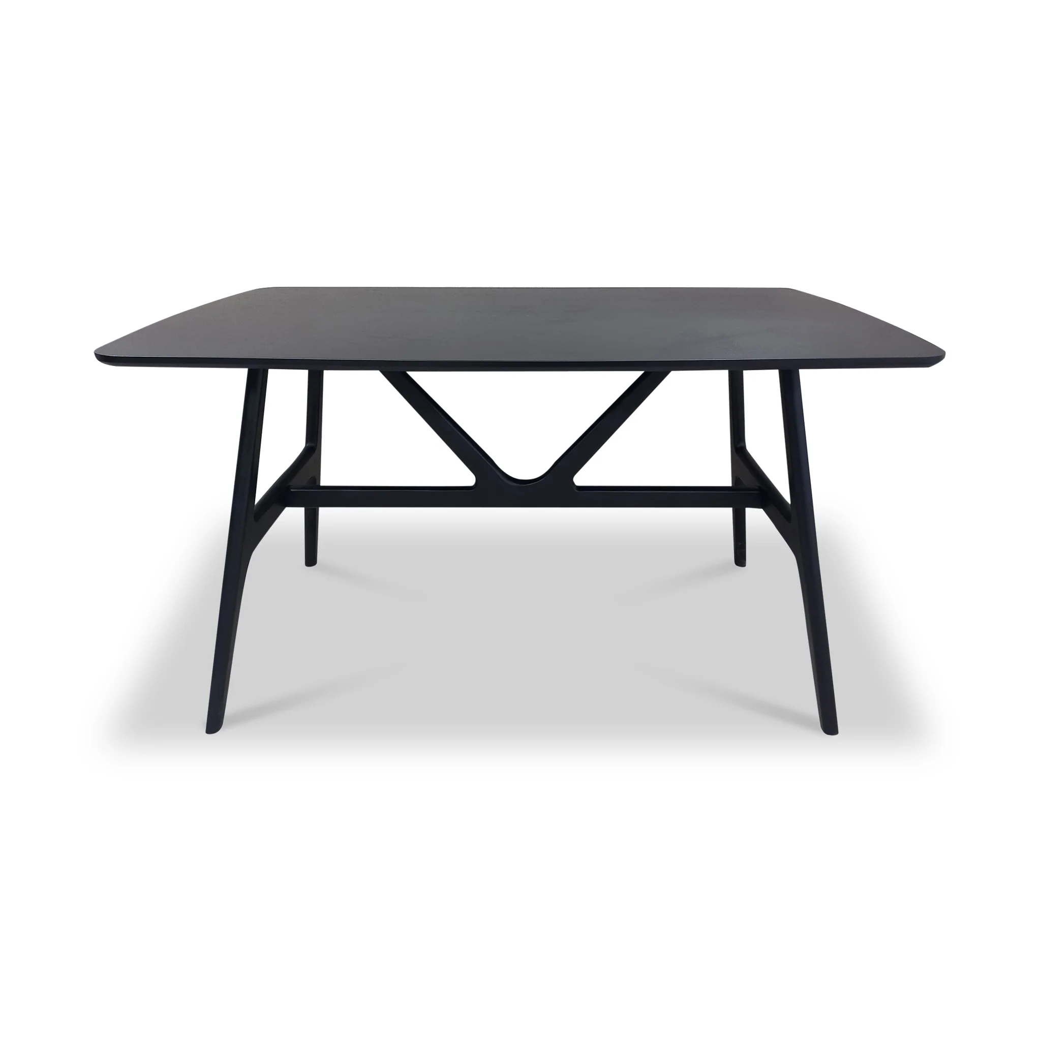 Jackson 135cm Black Dining Table - Image 4