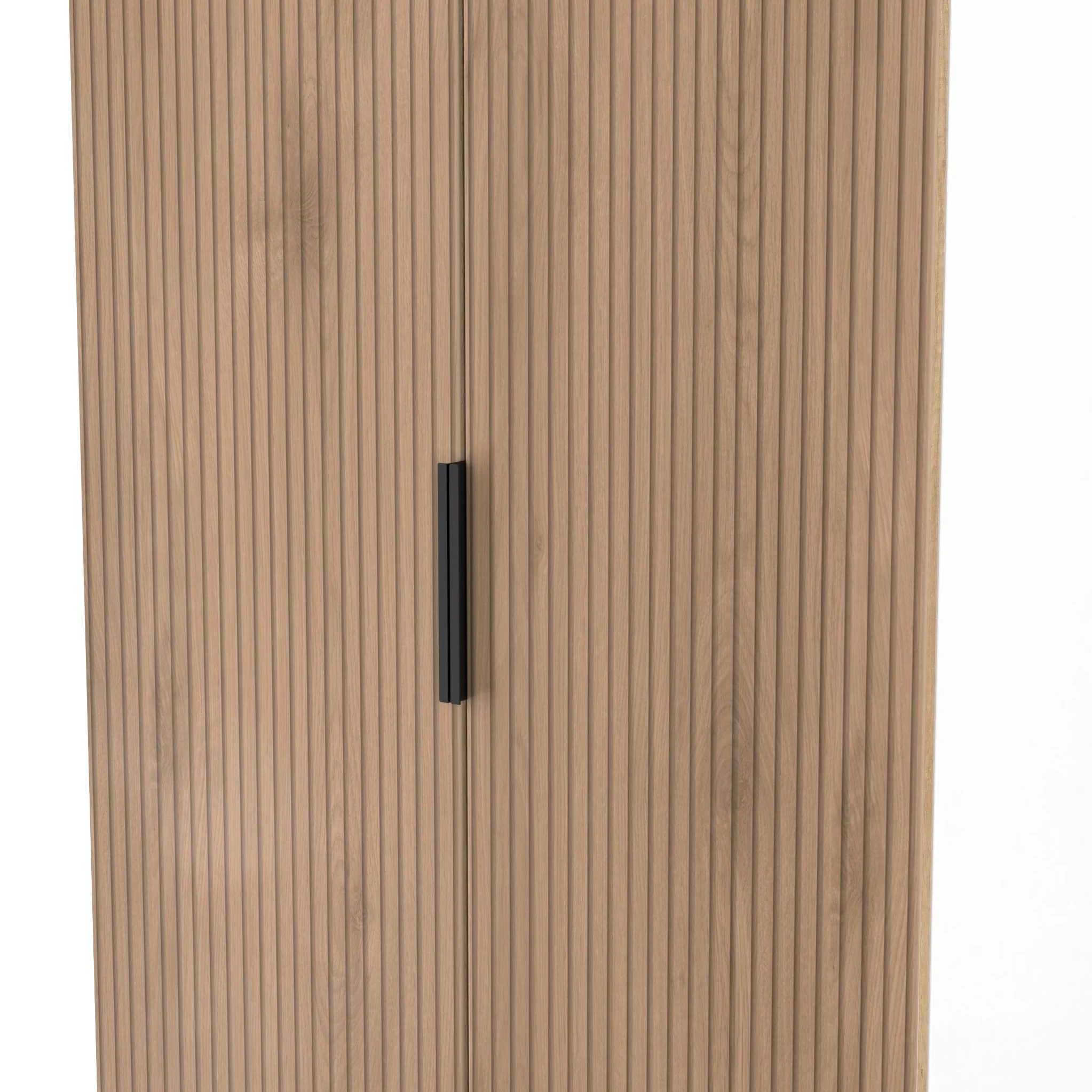 Jago Slatted Effect 2 Door 2 Drawer Wardrobe - Image 21