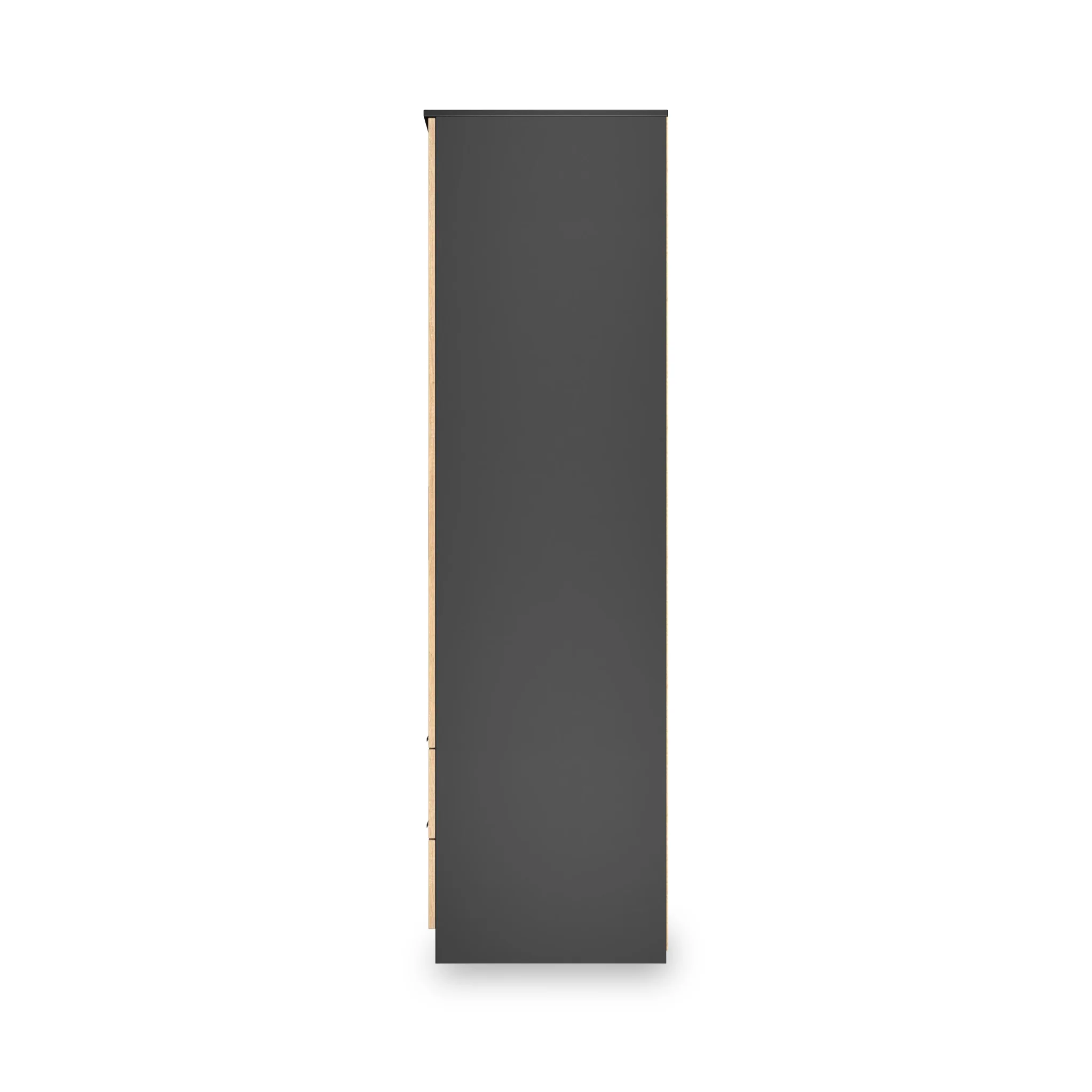 Jago Slatted Effect 2 Door 2 Drawer Wardrobe - Image 3