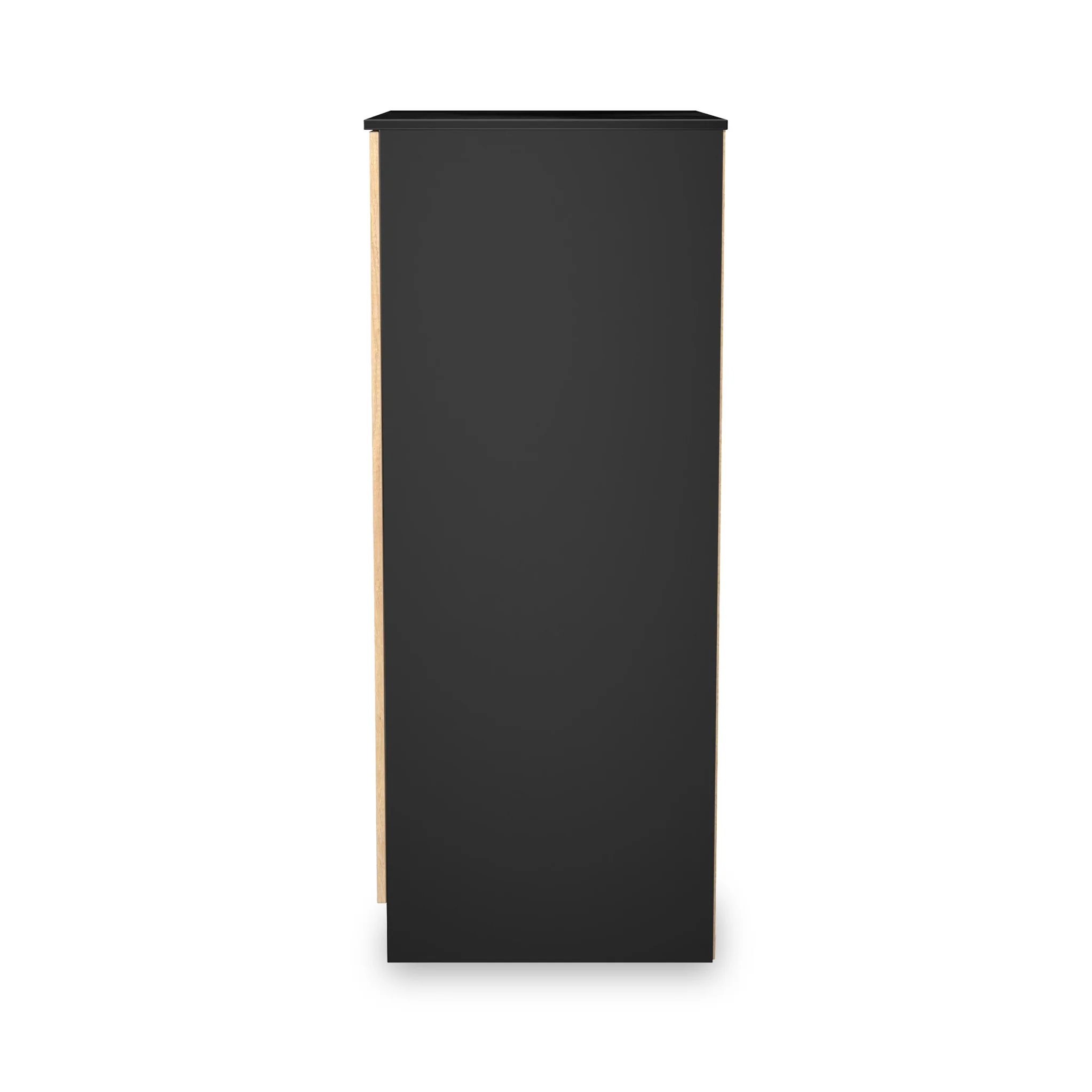 Jago Slatted Effect 2 Door Midi Wardrobe - Image 3