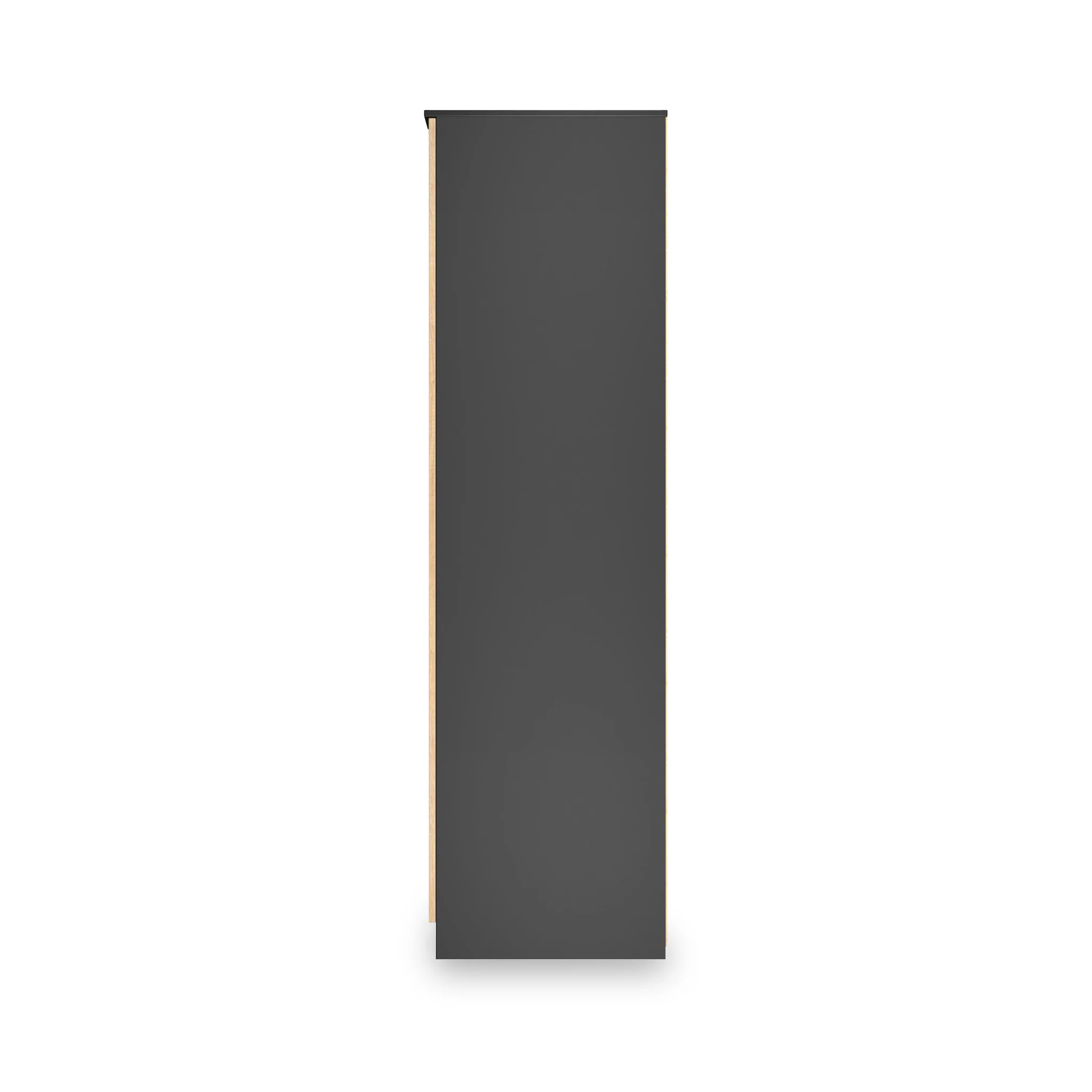 Jago Slatted Effect 2 Door Mirrored Wardrobe - Image 3