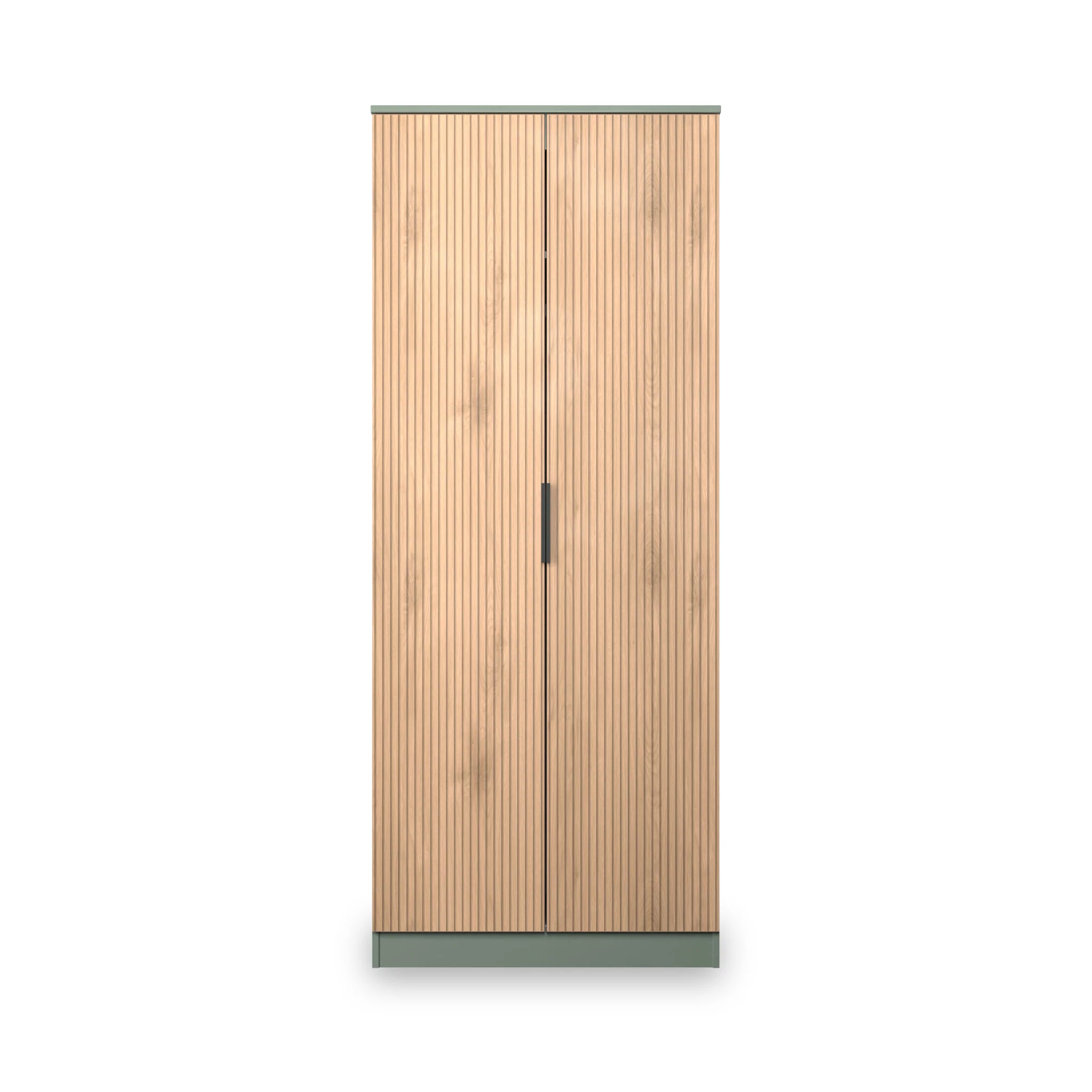 Jago Slatted Effect 2 Door Wardrobe - Image 11