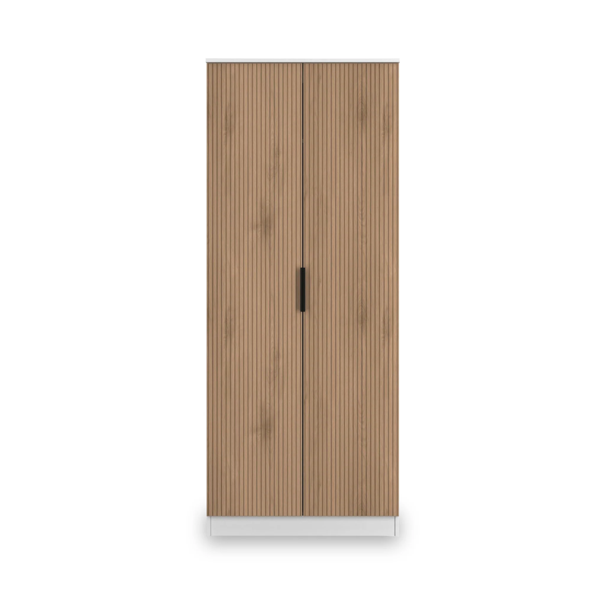 Jago Slatted Effect 2 Door Wardrobe - Image 18