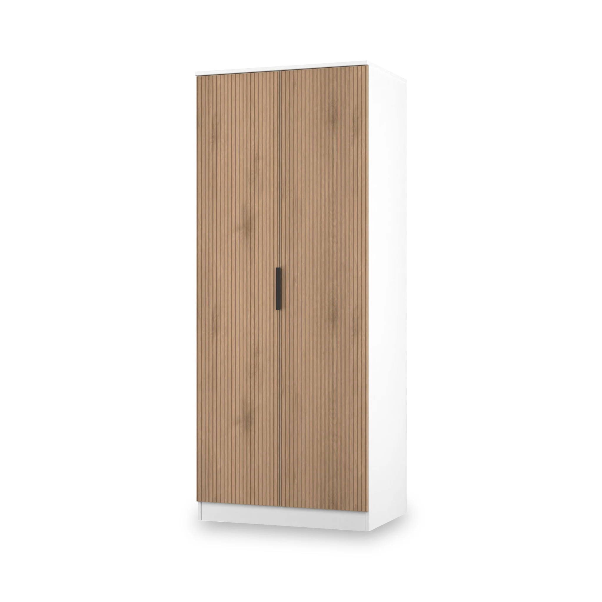 Jago Slatted Effect 2 Door Wardrobe - Image 20