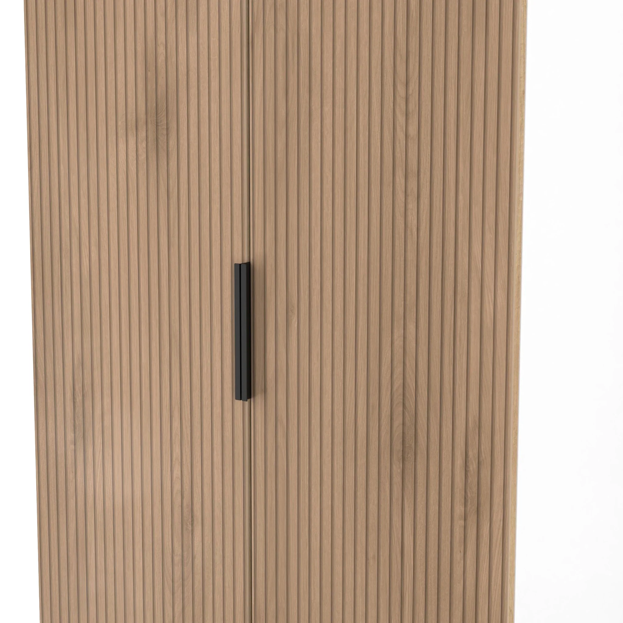 Jago Slatted Effect 2 Door Wardrobe - Image 22