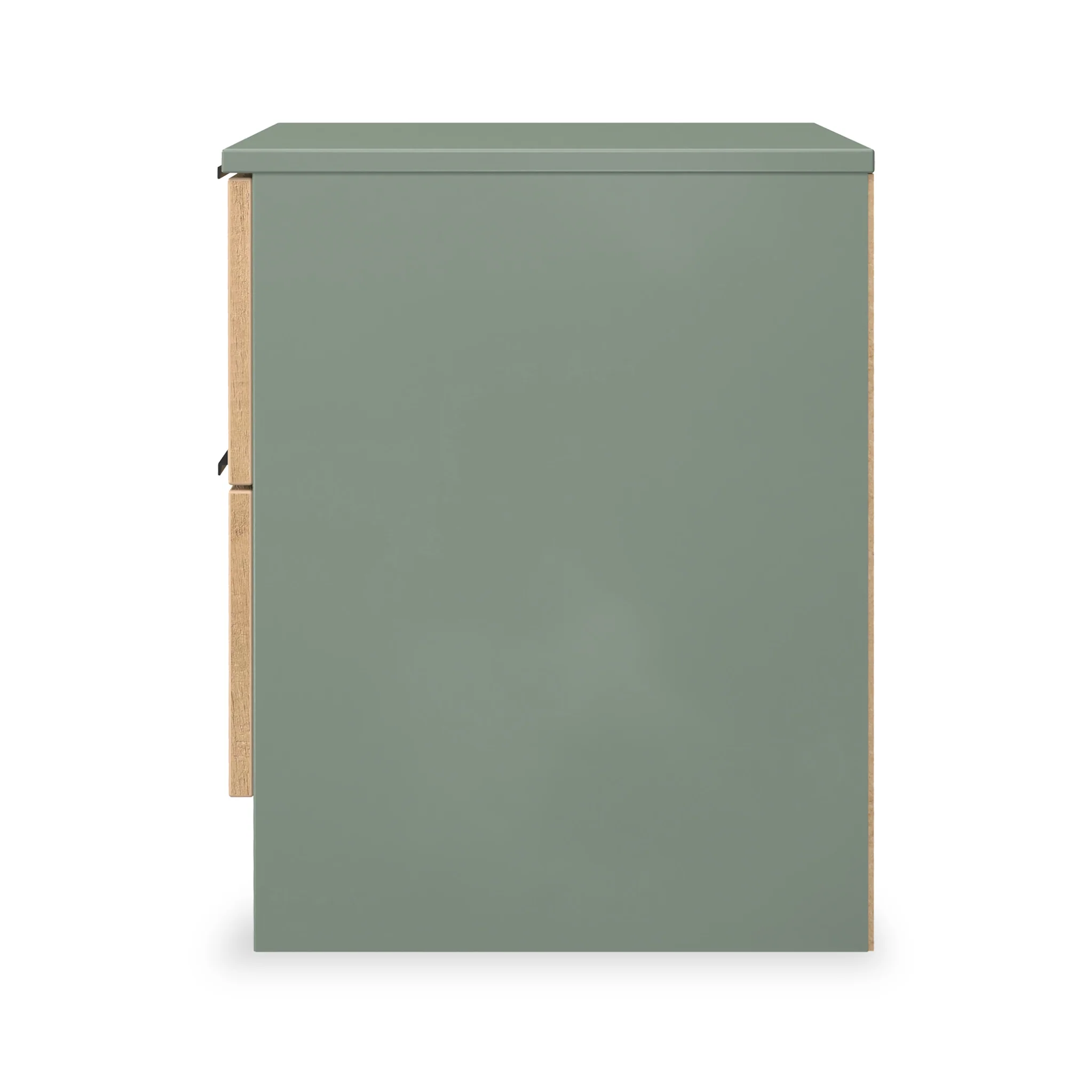 Jago Slatted Effect 2 Drawer Bedside Table - Image 8