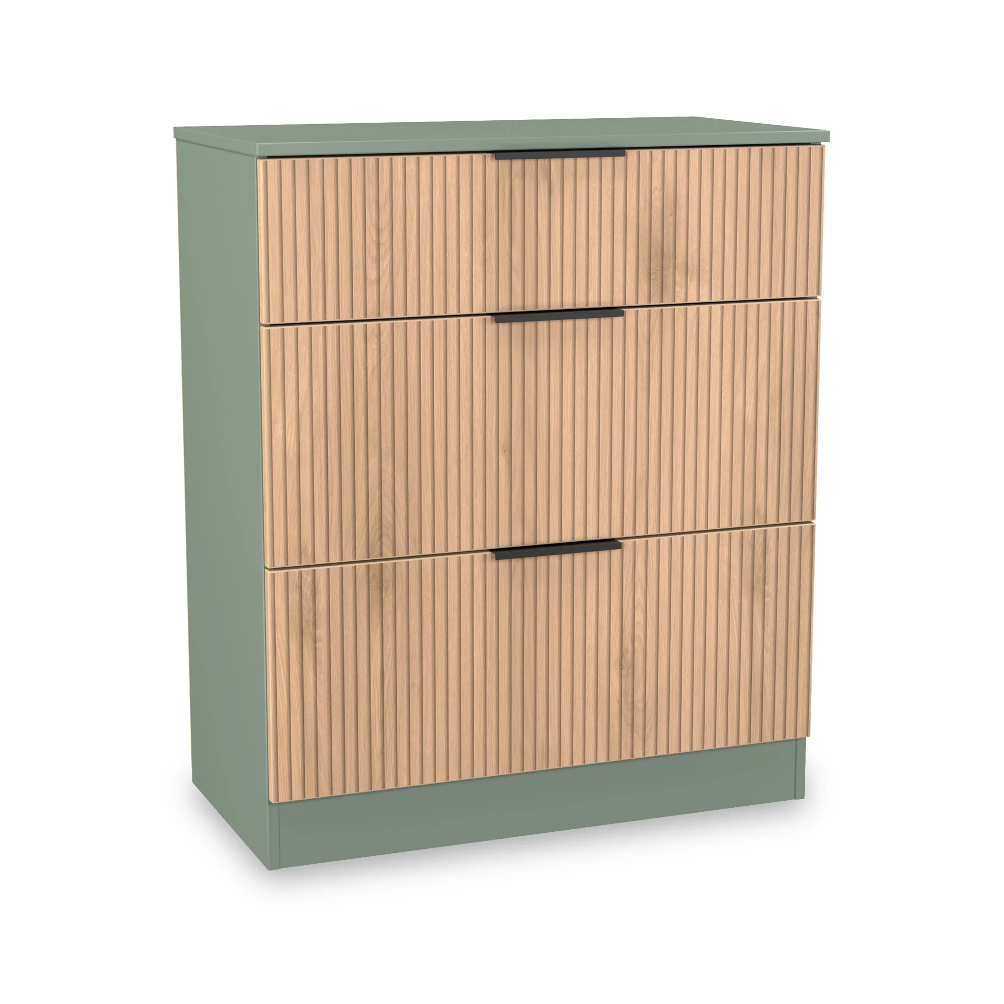 Jago Slatted Effect 3 Drawer Deep Chest - Image 11