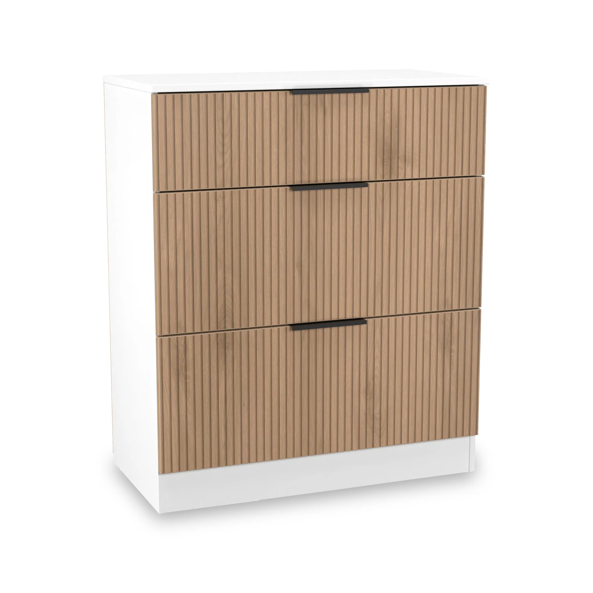 Jago Slatted Effect 3 Drawer Deep Chest - Image 19