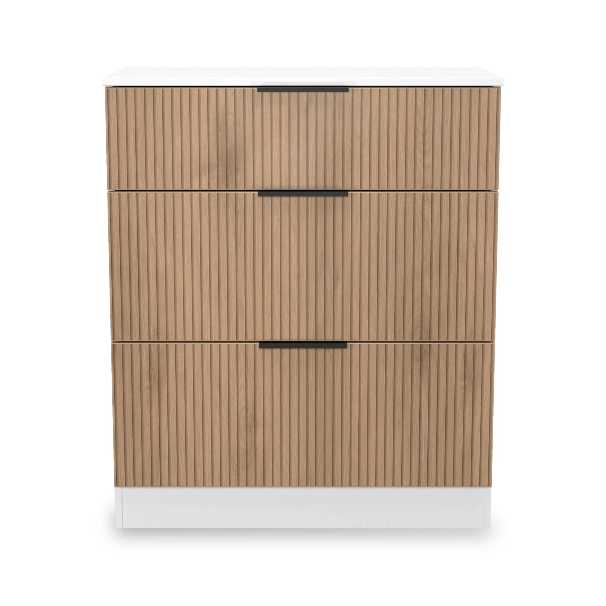 Jago Slatted Effect 3 Drawer Deep Chest - Image 23