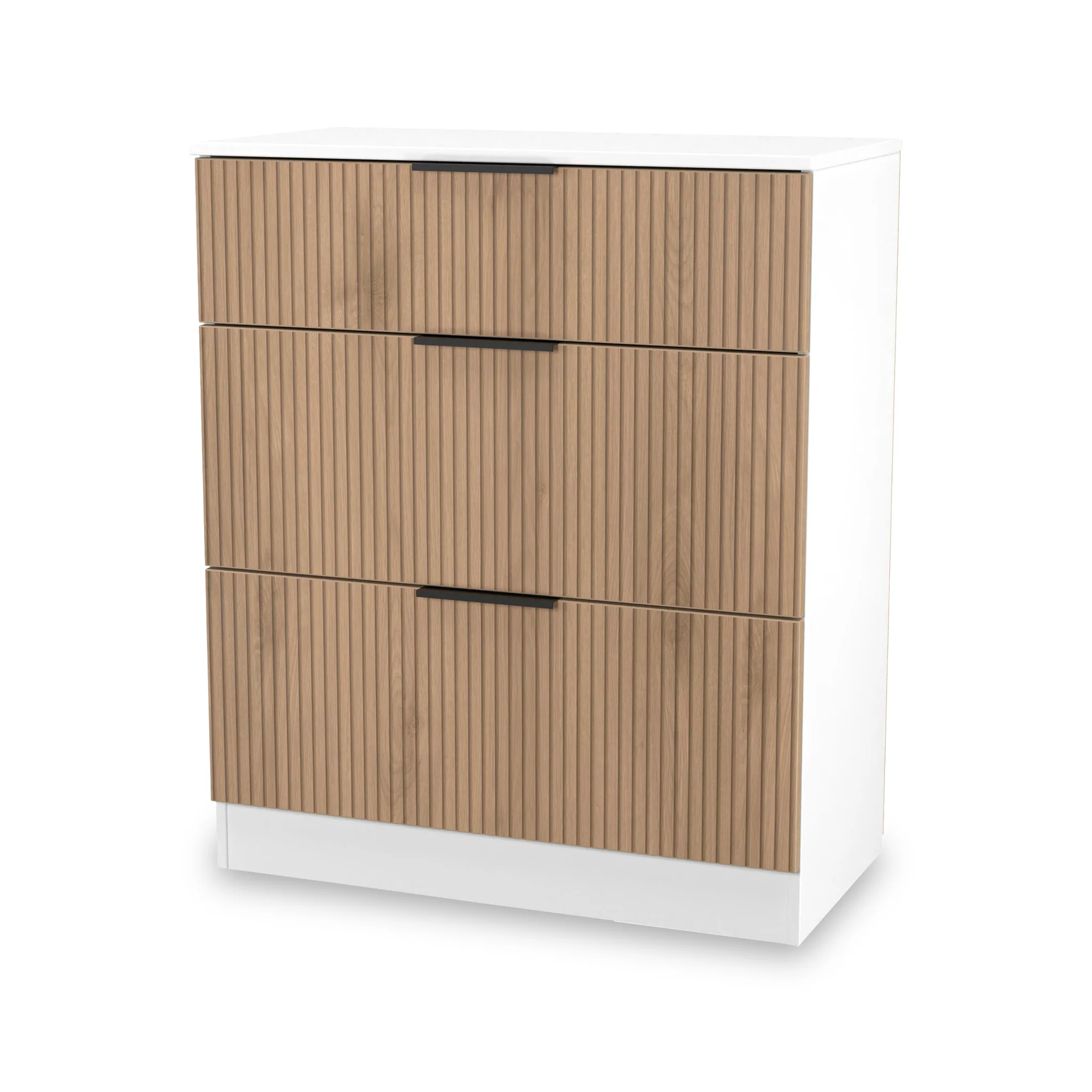 Jago Slatted Effect 3 Drawer Deep Chest - Image 25