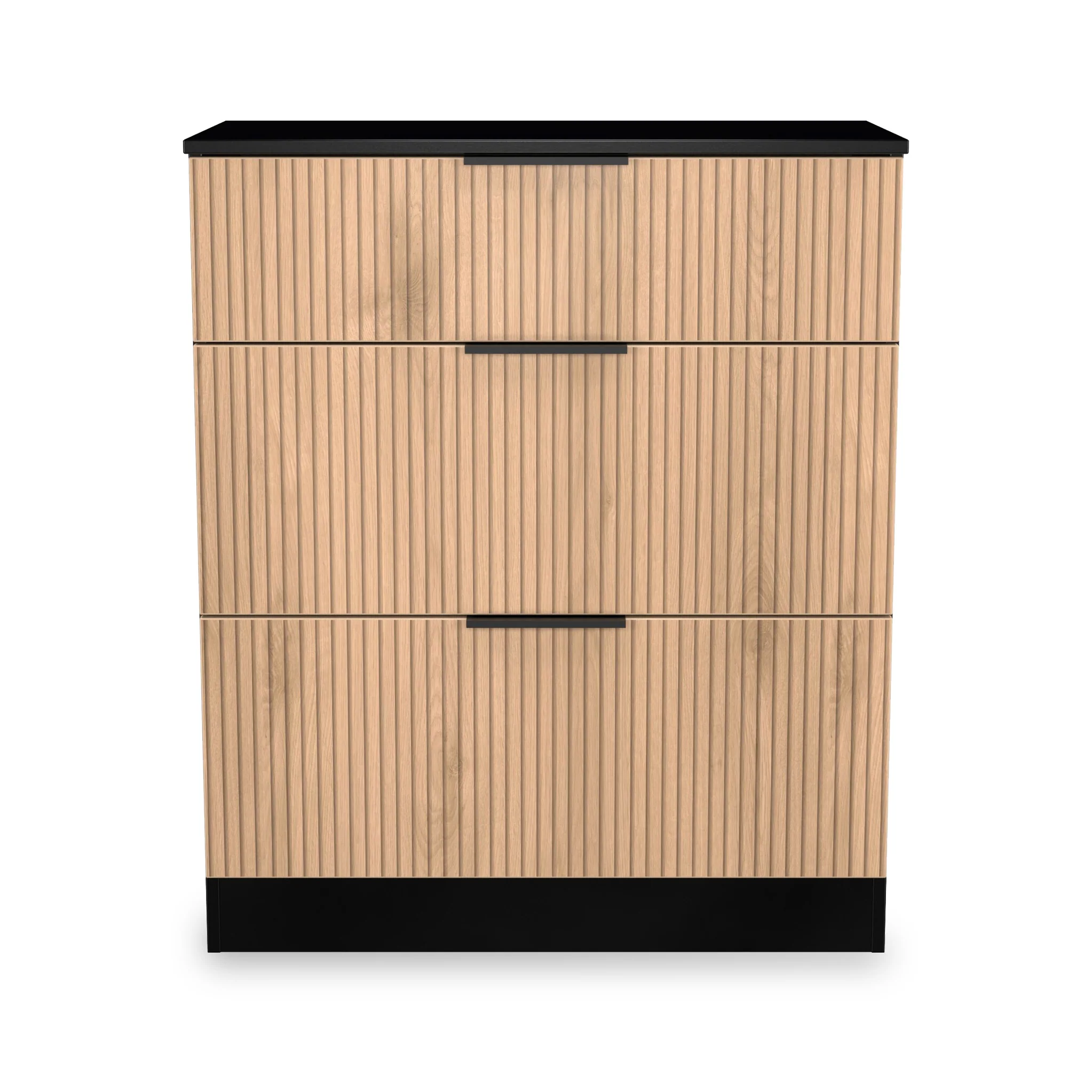 Jago Slatted Effect 3 Drawer Deep Chest - Image 3