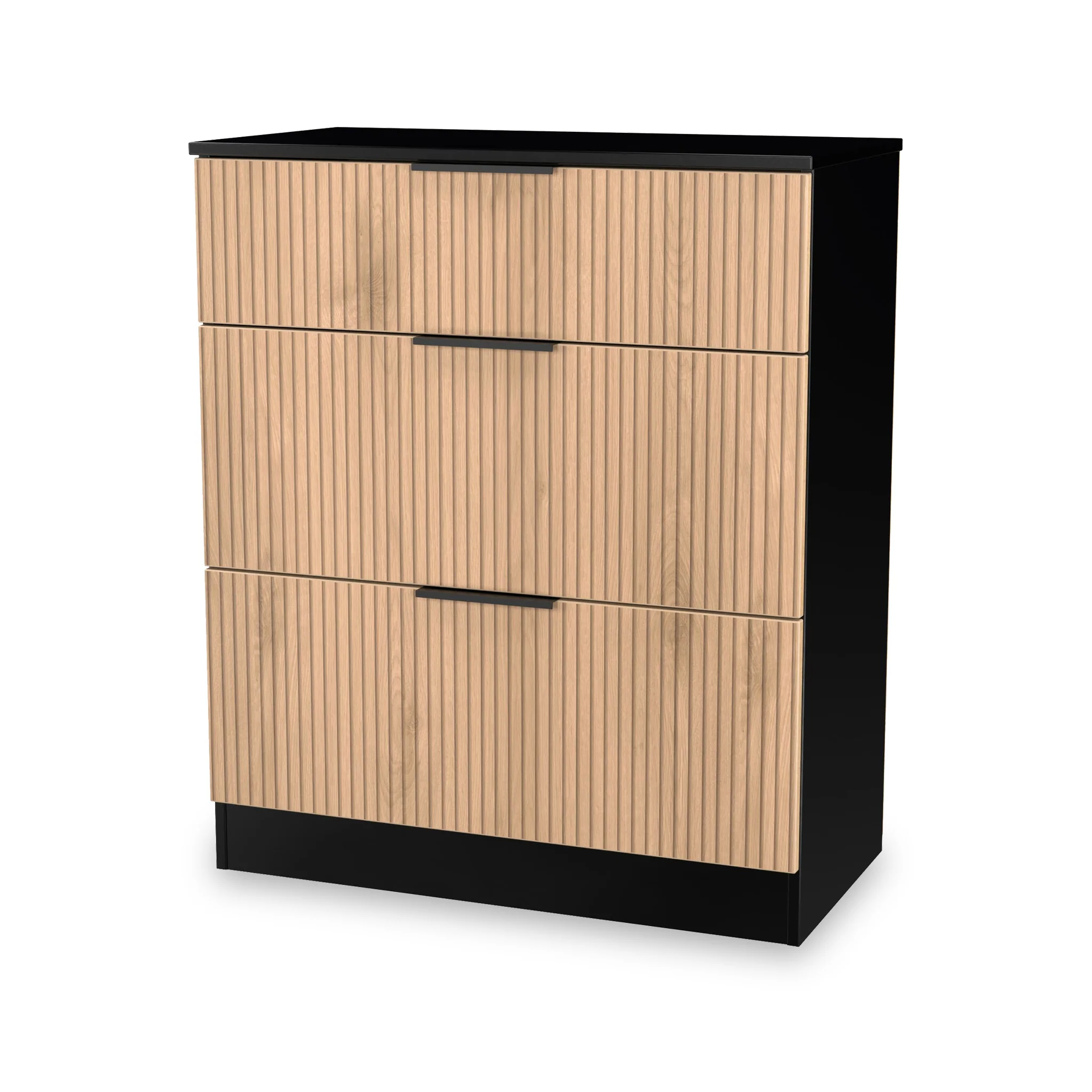Jago Slatted Effect 3 Drawer Deep Chest - Image 6