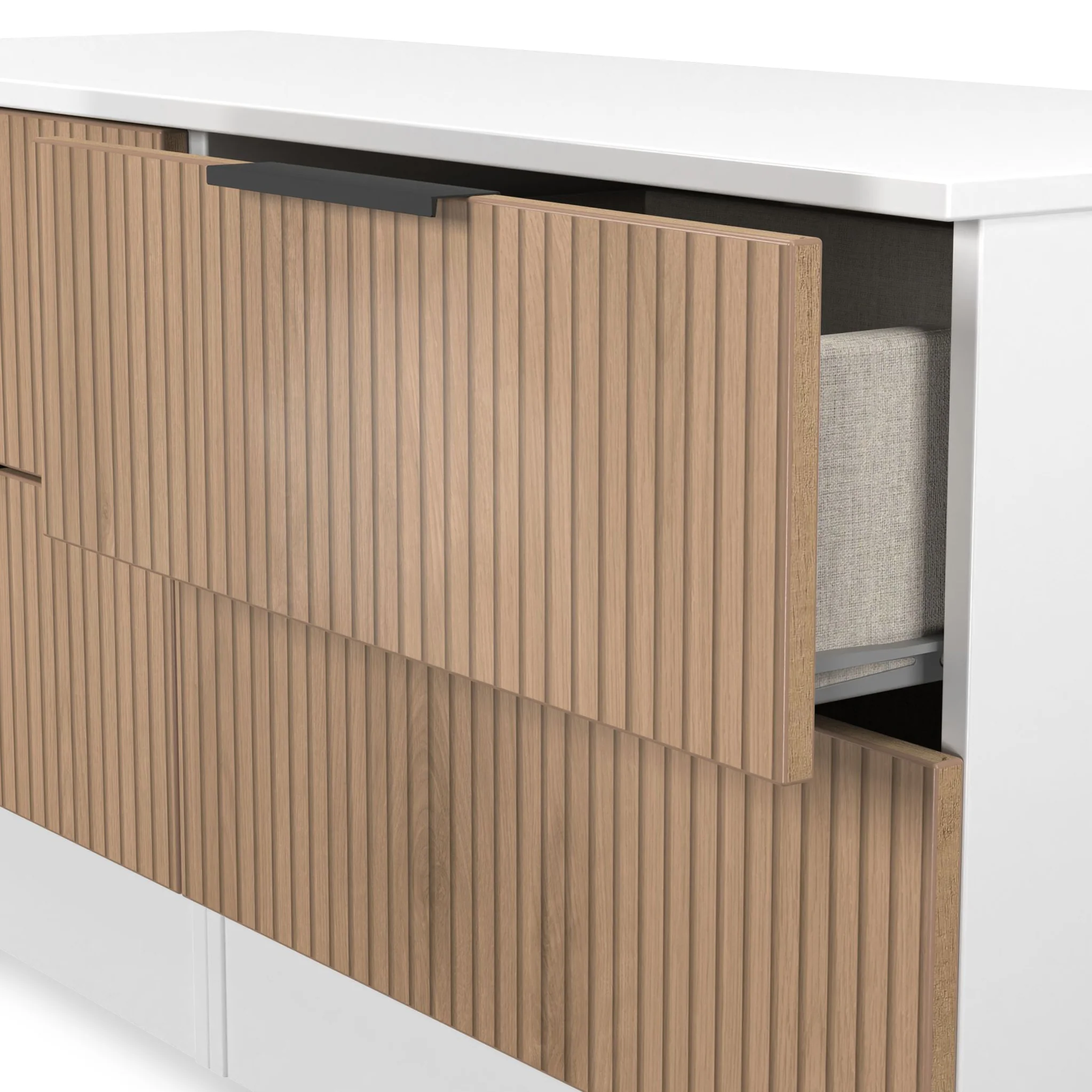 Jago Slatted Effect 4 Drawer Bed Box - Image 15