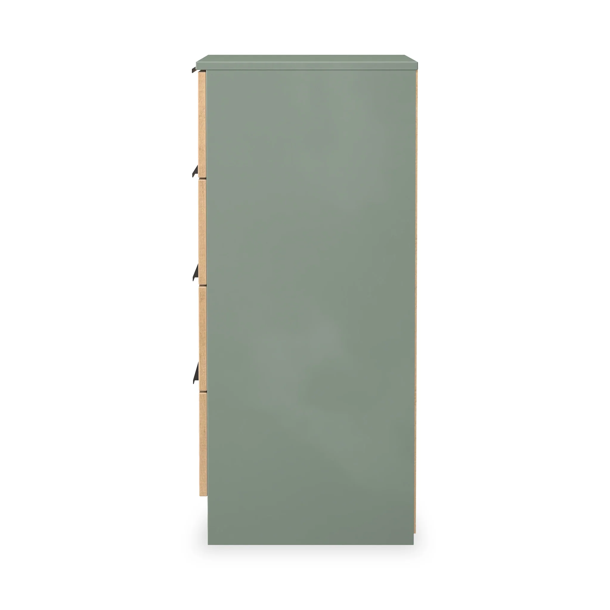 Jago Slatted Effect 4 Drawer Bedside Table - Image 8