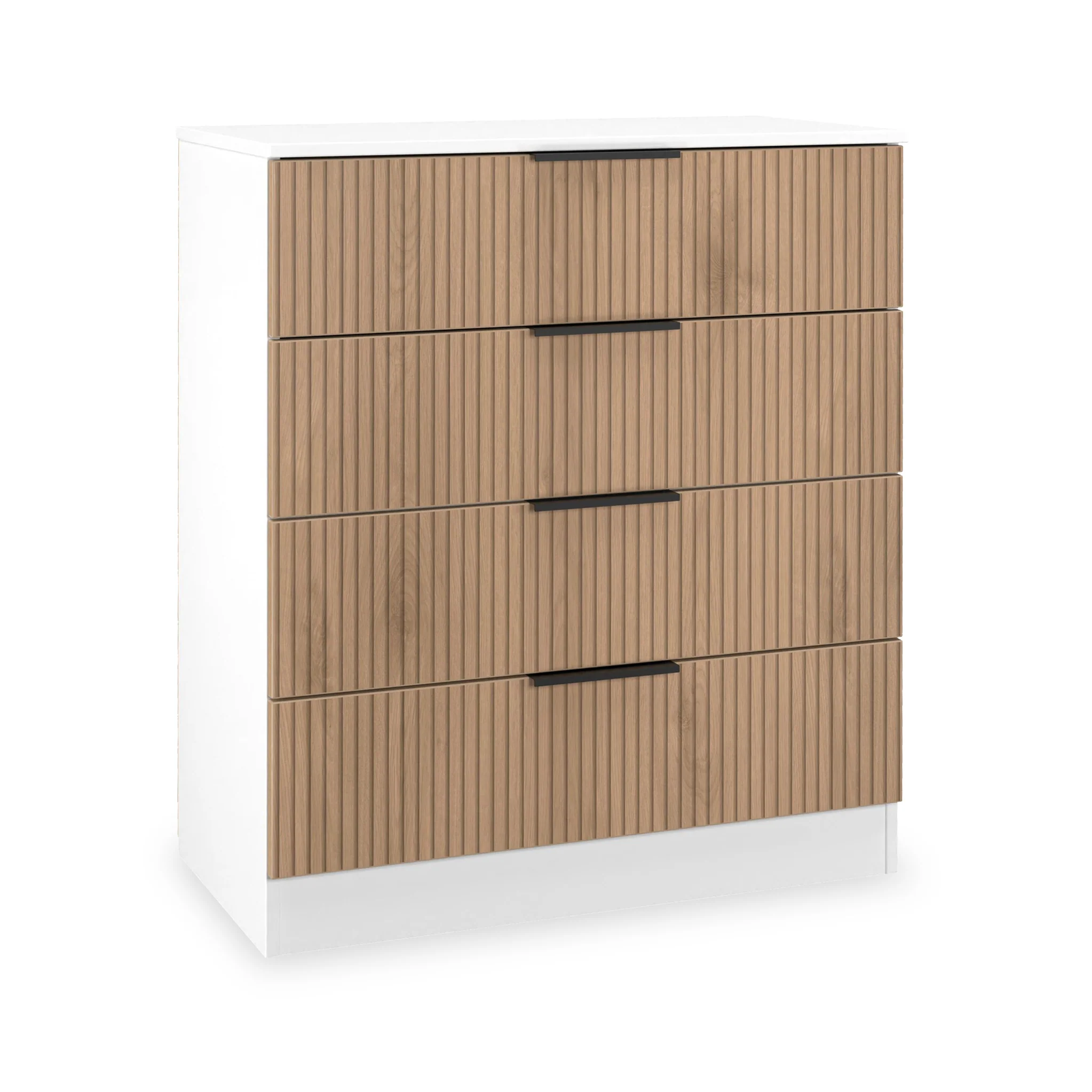 Jago Slatted Effect 4 Drawer Chest - Image 11