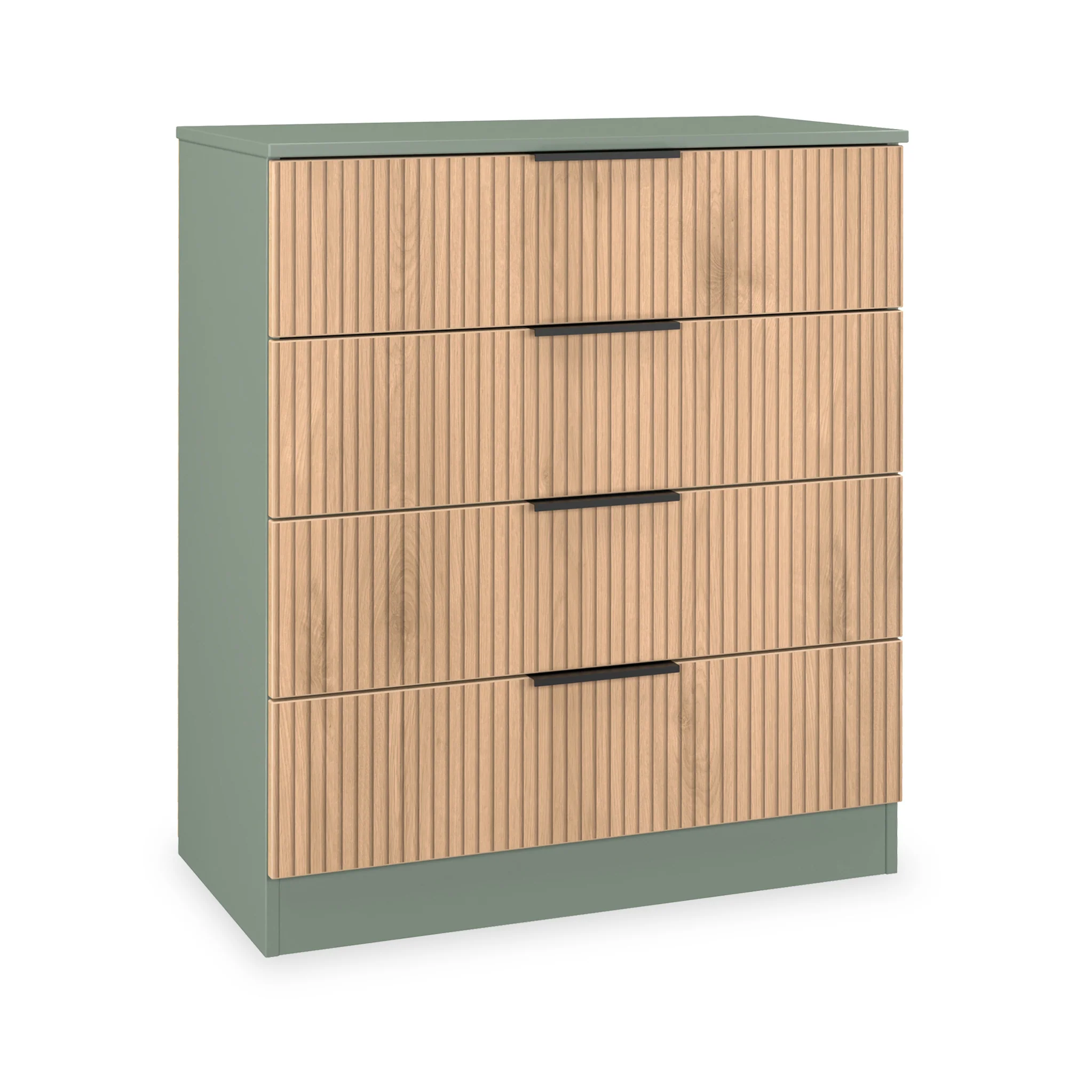 Jago Slatted Effect 4 Drawer Chest - Image 6