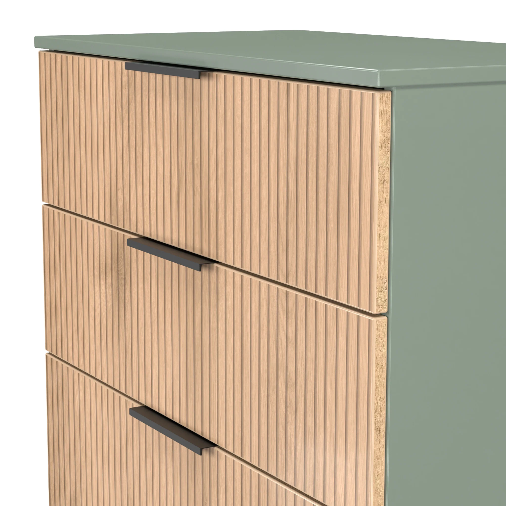 Jago Slatted Effect 4 Drawer Deep Chest - Image 11