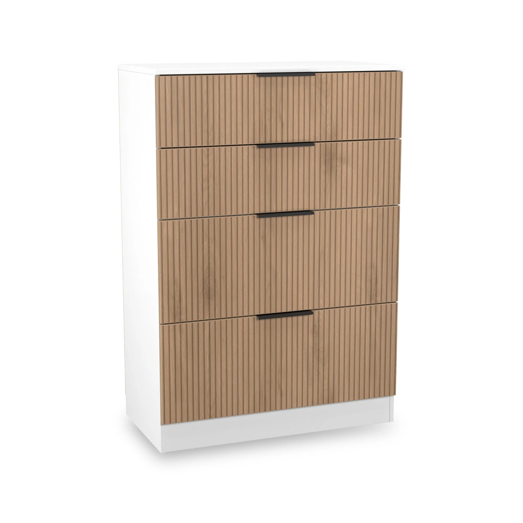 Jago Slatted Effect 4 Drawer Deep Chest - Image 13