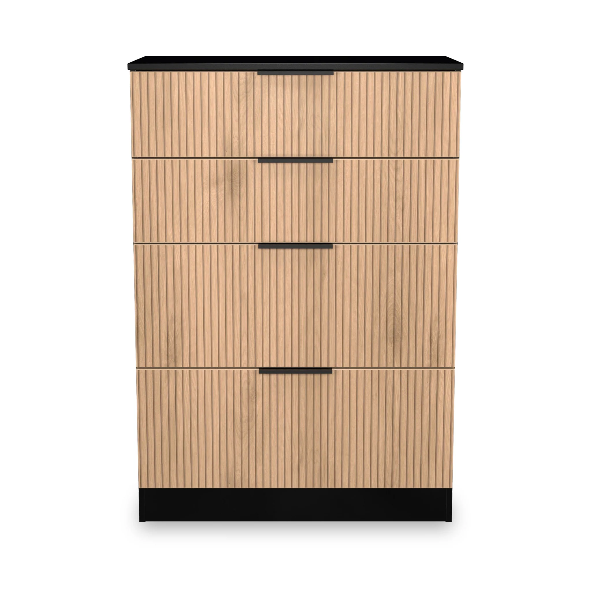 Jago Slatted Effect 4 Drawer Deep Chest - Image 2