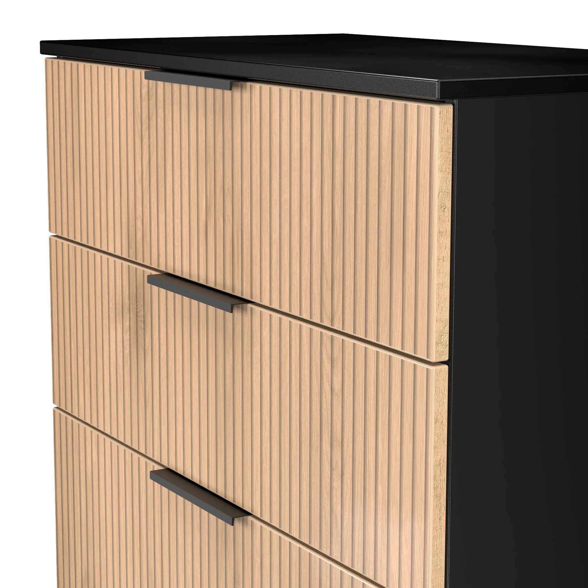 Jago Slatted Effect 4 Drawer Deep Chest - Image 5