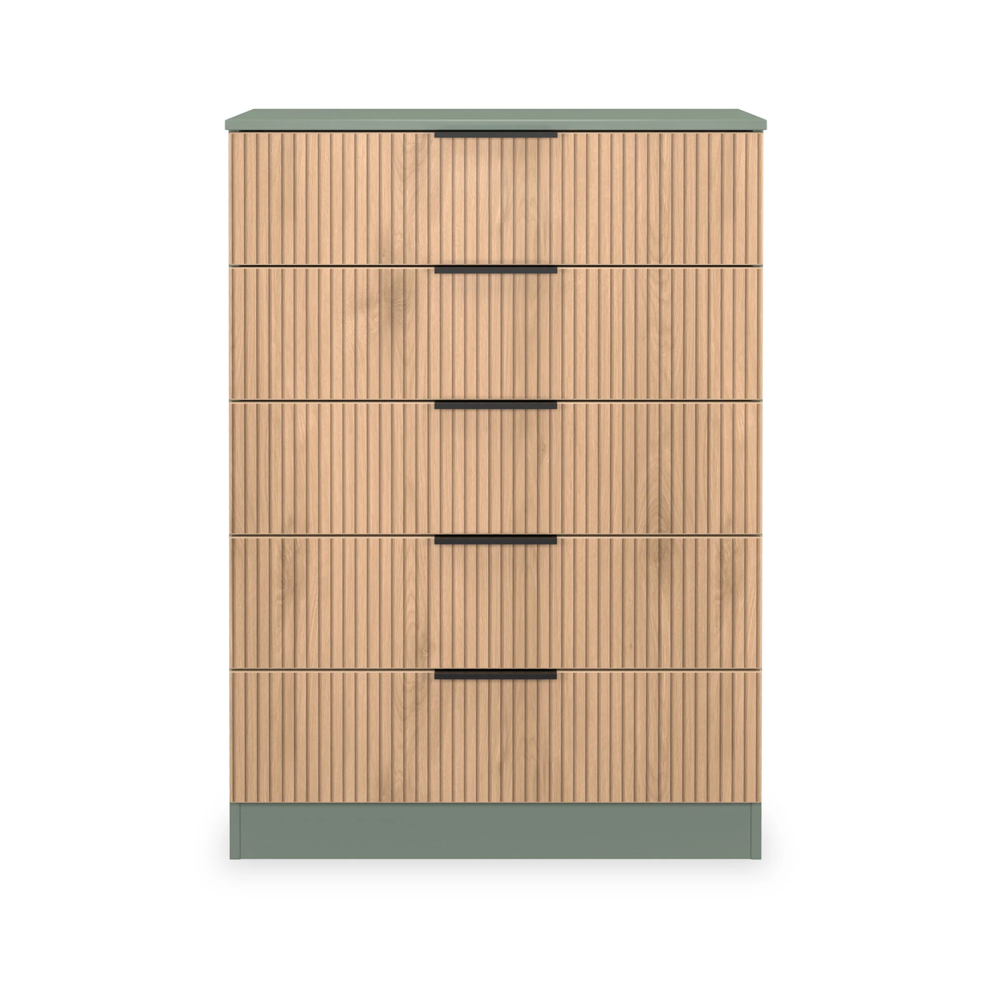 Jago Slatted Effect 5 Drawer Chest - Image 7