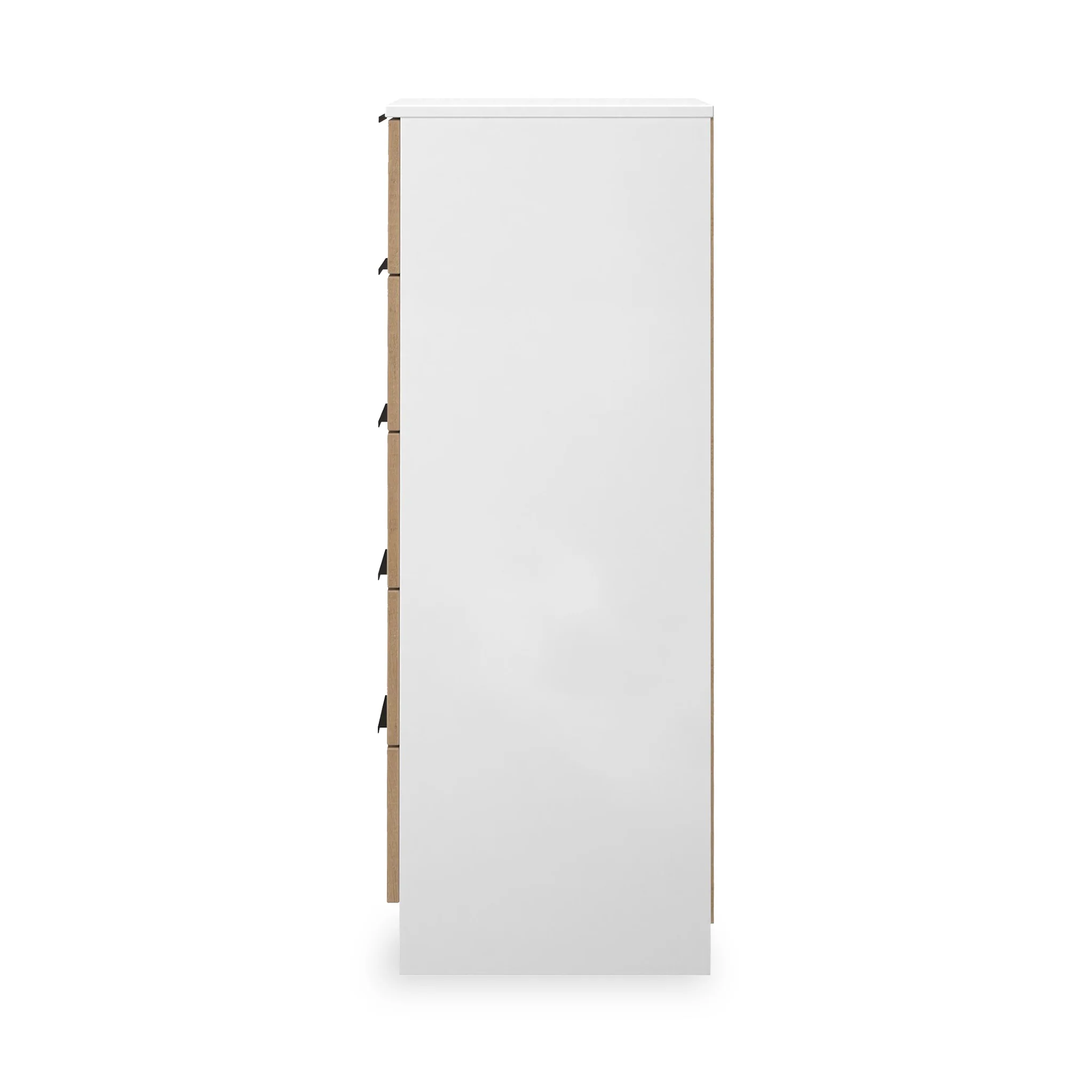 Jago Slatted Effect 5 Drawer Slim Tallboy - Image 13