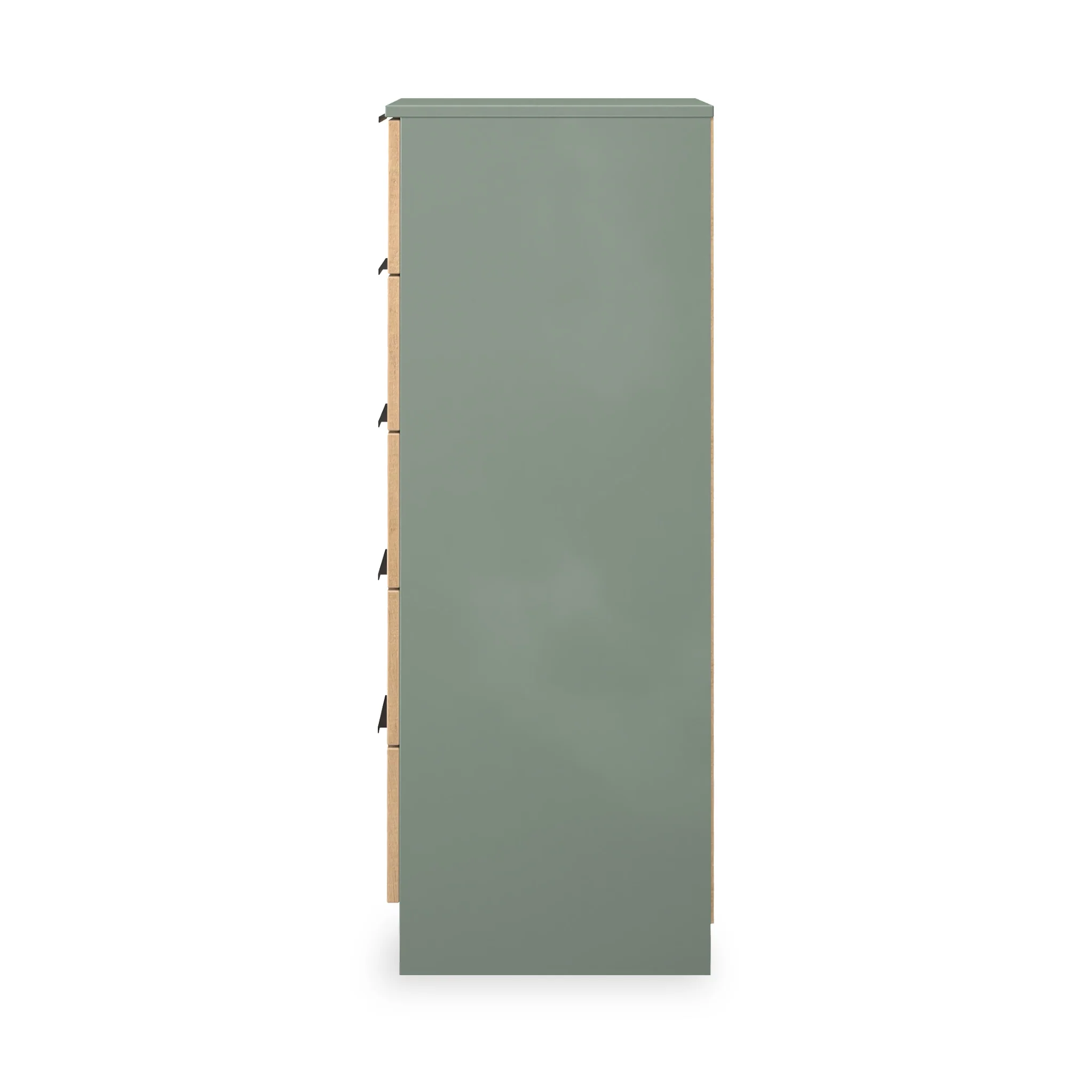 Jago Slatted Effect 5 Drawer Slim Tallboy - Image 8
