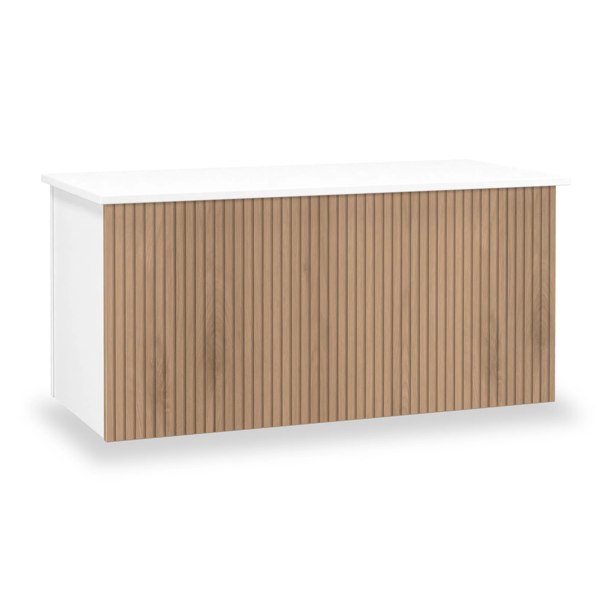 Jago Slatted Effect Blanket Box - Image 11