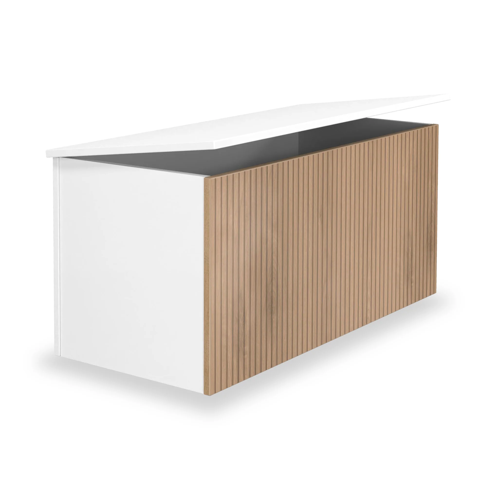 Jago Slatted Effect Blanket Box - Image 14